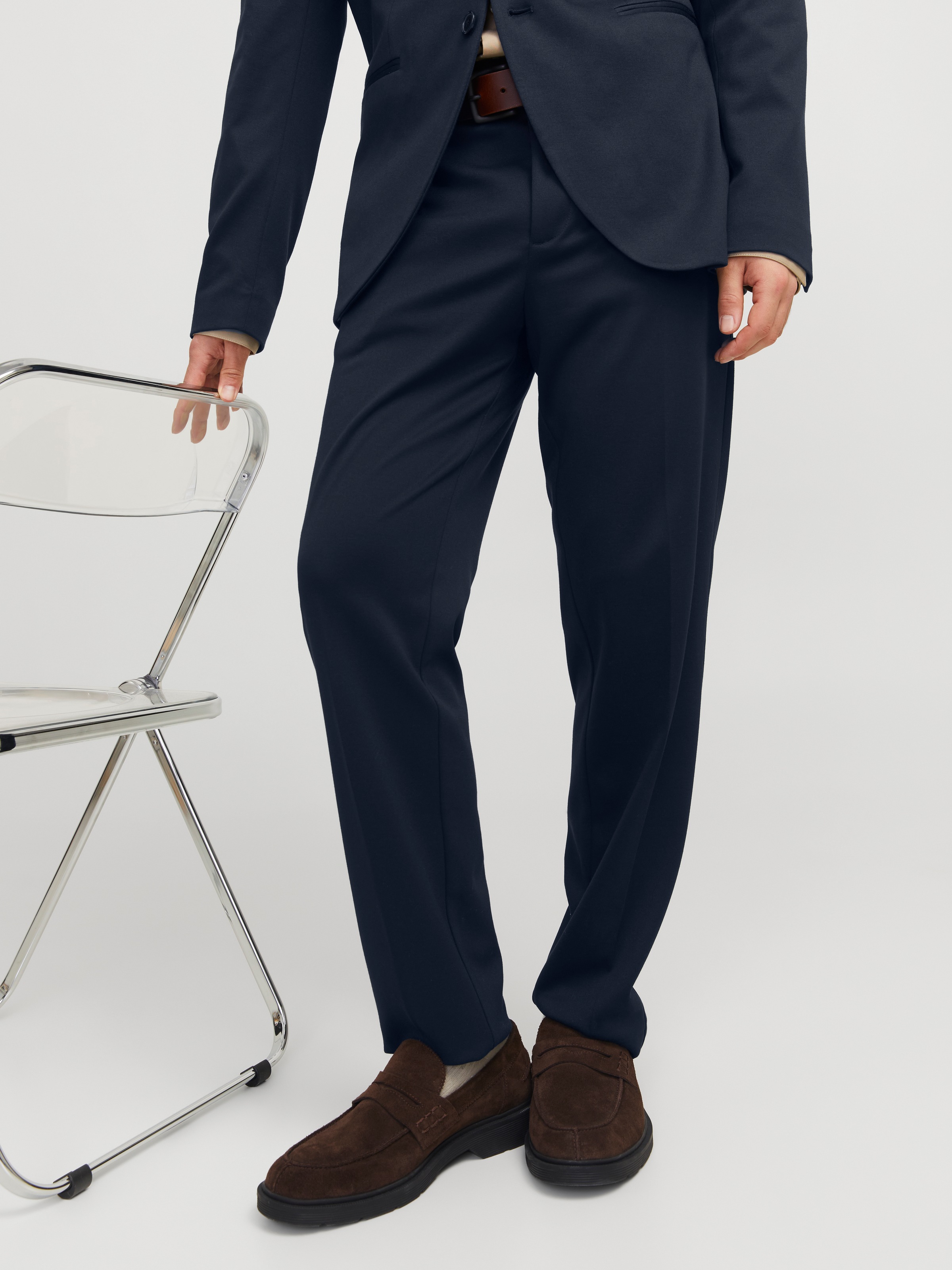 Jack & Jones Anzughose "JPRJAXON Businesshose mit mittlerer Bundhöhe", unif günstig online kaufen