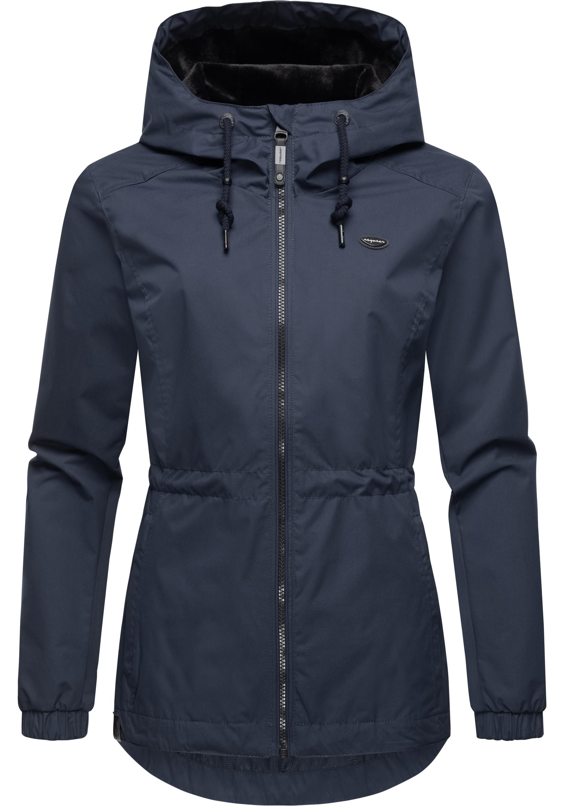 Ragwear Outdoorjacke »Danka«, mit Kapuze, Wasserdichte Übergangsjacke mit großer Kapuze