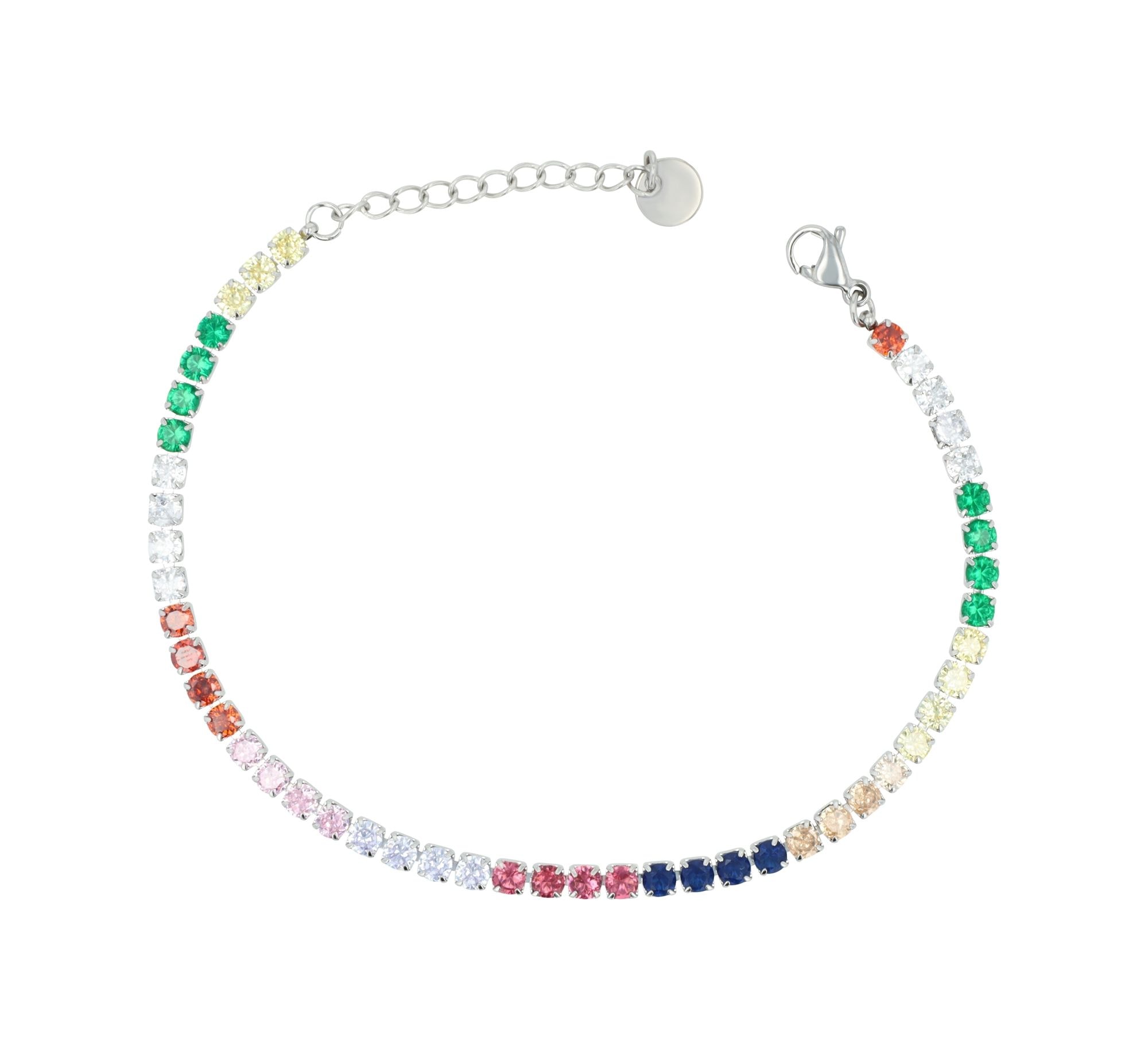 Adelia´s Armband »Armband aus Edelstahl mit Strass Steinchen 17 cm« Ideal als Geschenk zum einen besonderen Tag