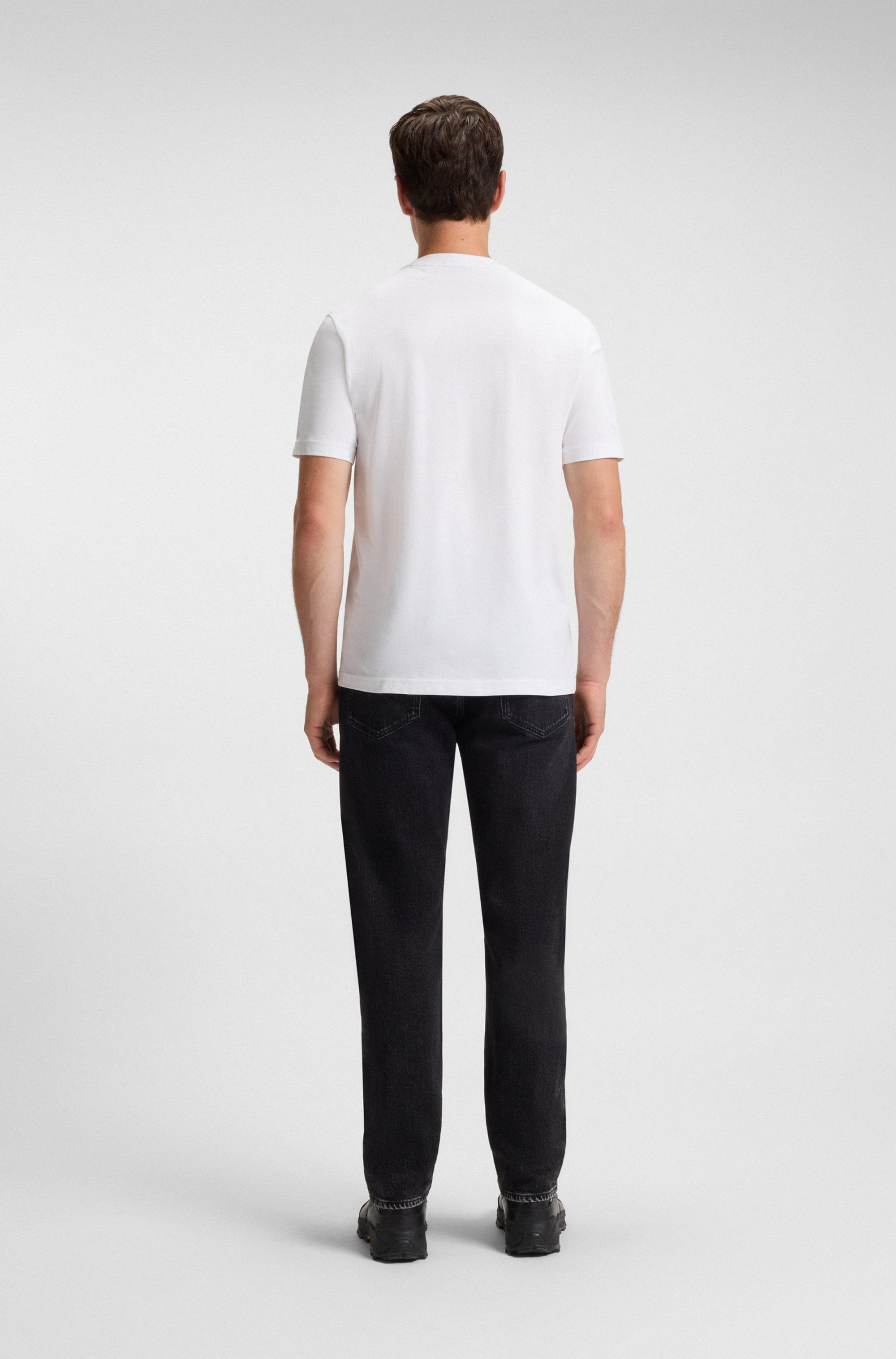 BOSS ORANGE T-Shirt »Te lupo«, runder Ausschnitt, regular fit, Fotodruck