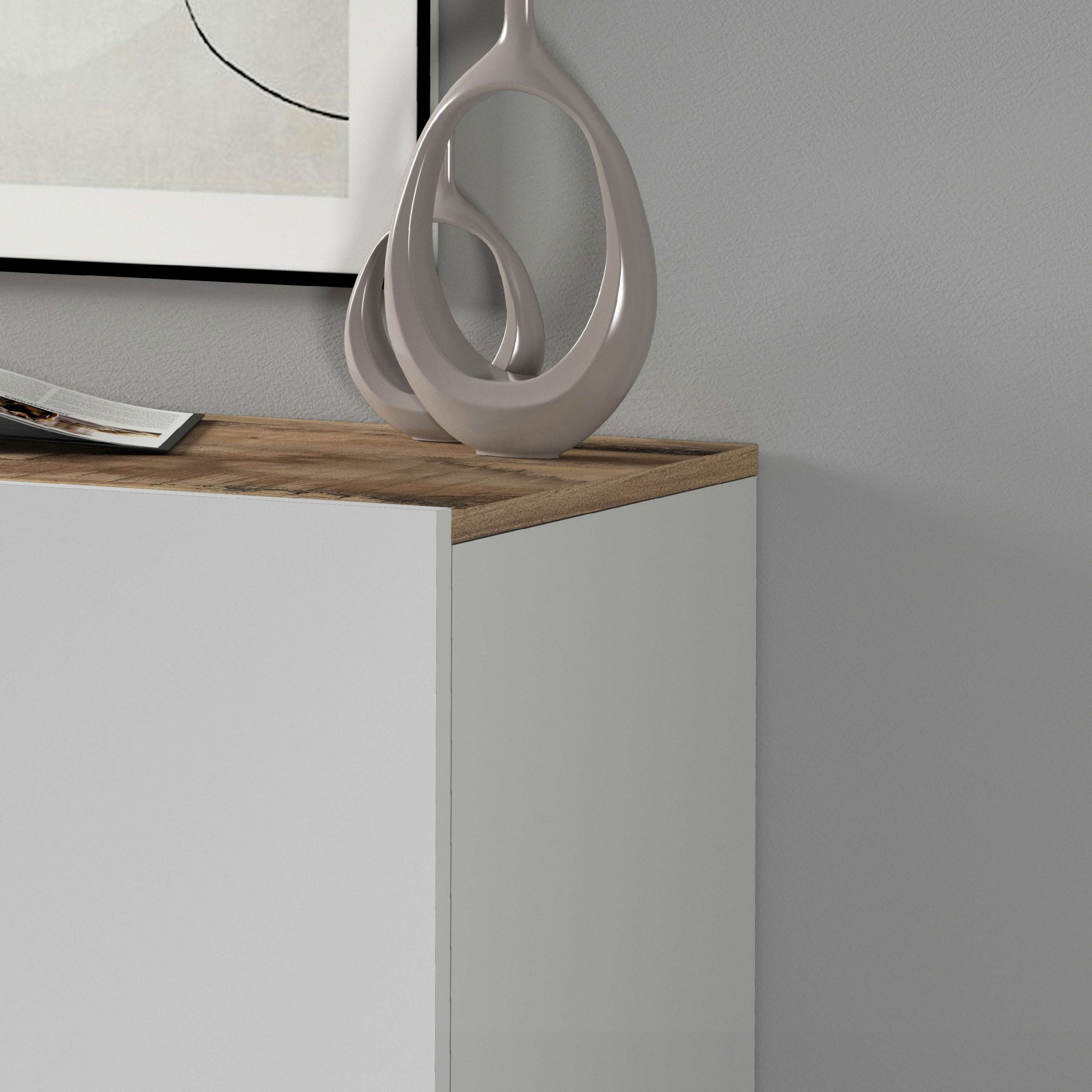 INOSIGN Aktenschrank »Sunrise Aktenschrank, Mehrzweckschrank, Büroschrank«, mit 2 Türen & 2 Fӓchern, Breite 79,2 cm, Made in Italy
