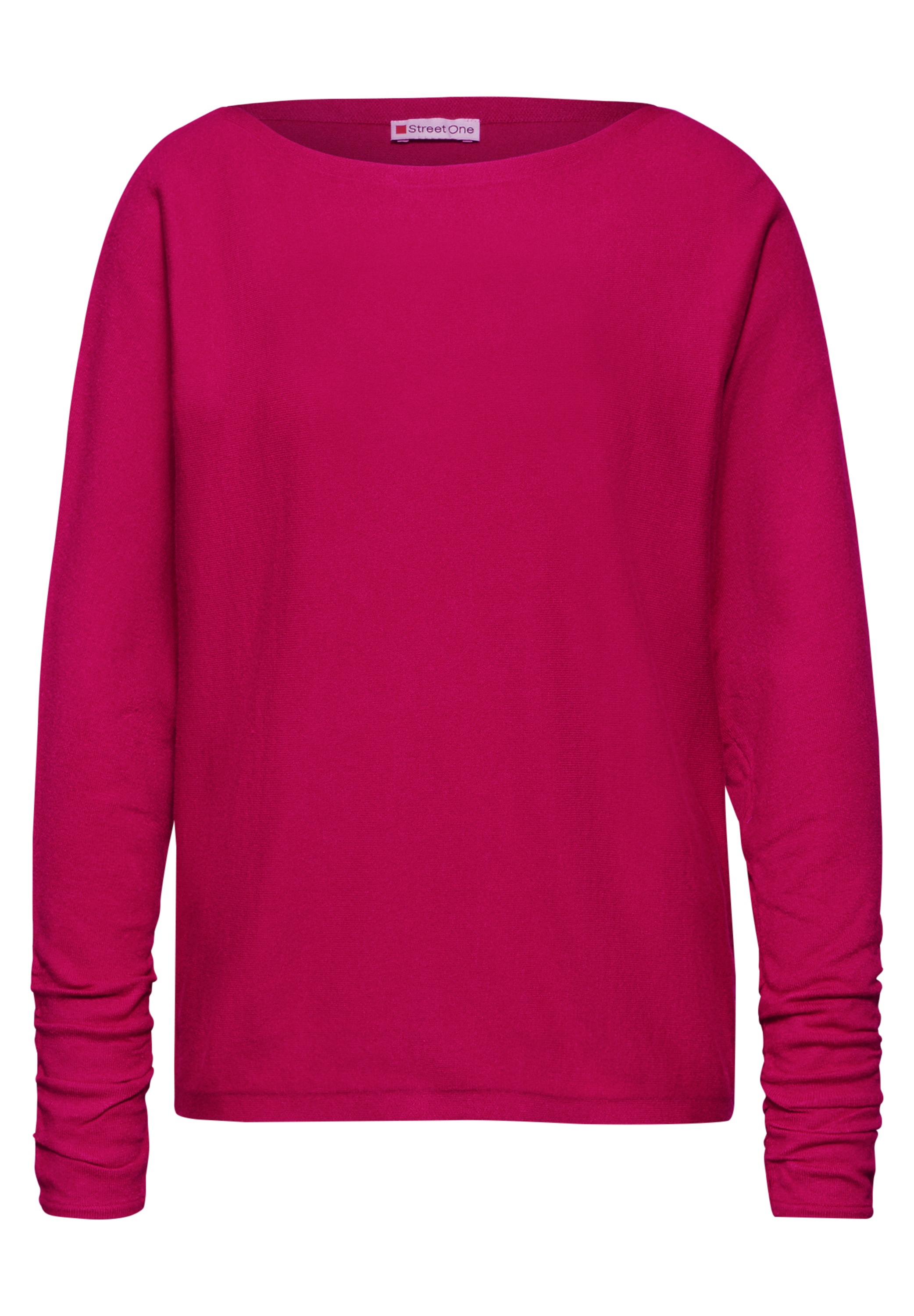 STREET ONE Strickpullover, aus softem Materialmix