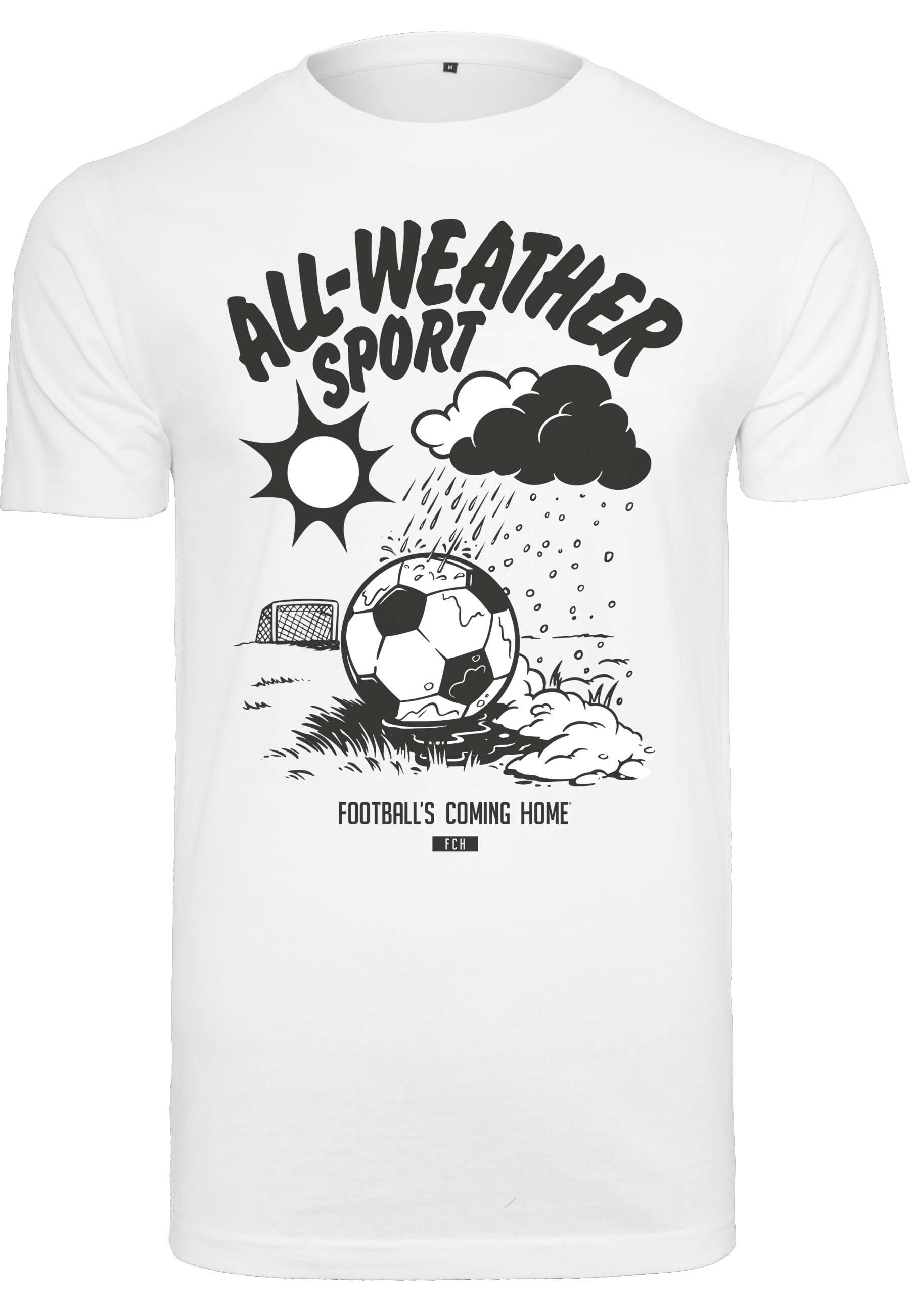 Merchcode T-Shirt "Merchcode Footballs Coming Home All Weather Sports Tee" 1 Stk.
