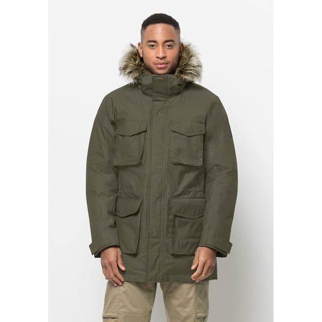 Jack Wolfskin Funktionsparka »WINTERFROST DOWN PARKA M«, mit Kapuze ▷  kaufen | BAUR