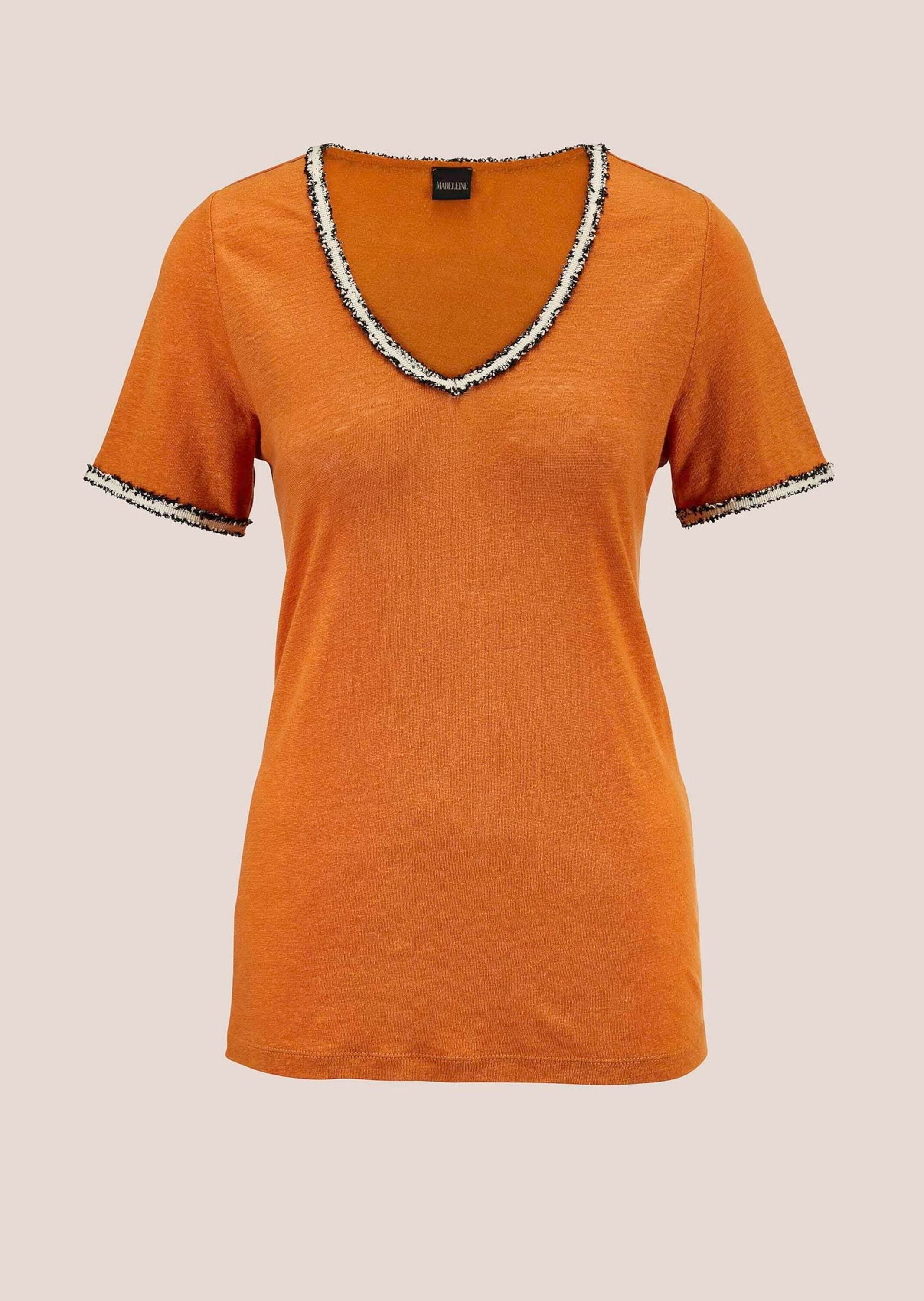 MADELEINE Kurzarmshirt "Shirt Kurzarm-Shirt aus Leinen" günstig online kaufen
