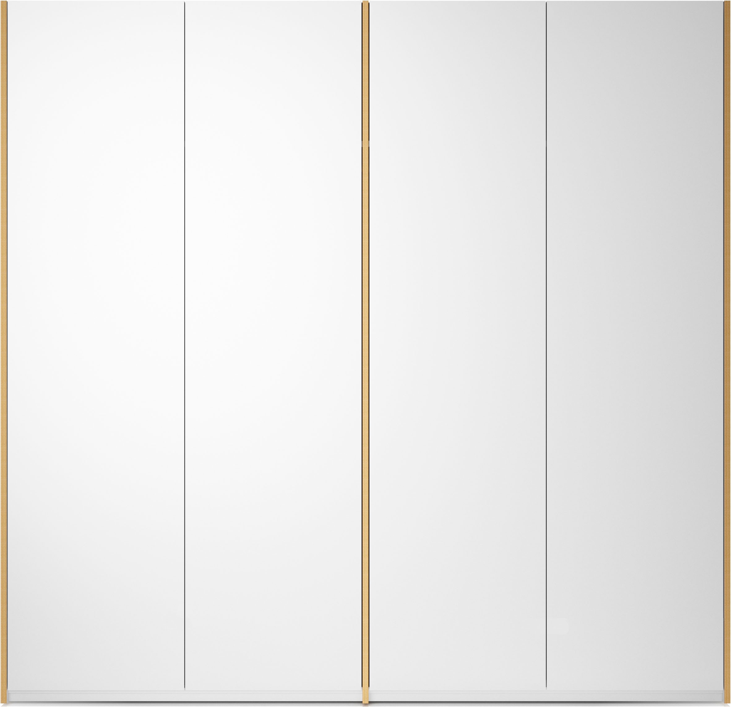 Müller SMALL LIVING Kleiderschrank »Modular Plus Variante 4«, innen jeweils mit durchgehendem Boden