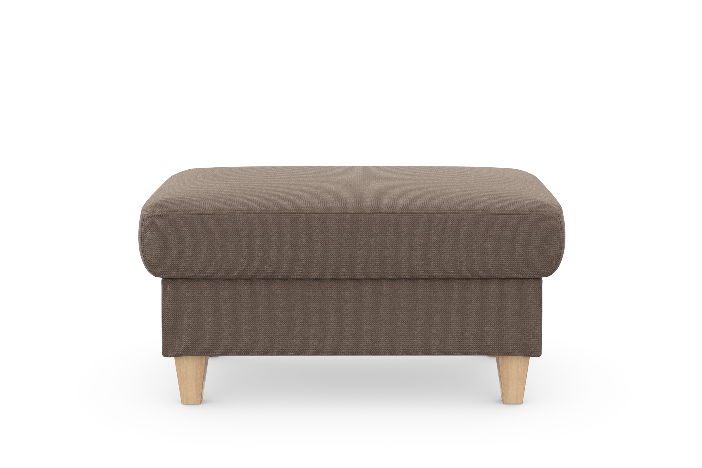 sit&more Stauraumhocker »Farö«, mit Stauraum und Federkern und naturfarbenen Füßen