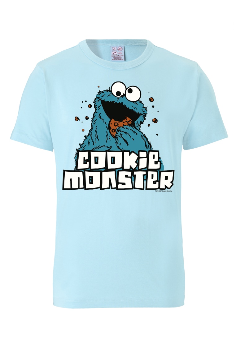 LOGOSHIRT T-Shirt »Sesamstrasse - Krümelmonster«, mit coolem Print