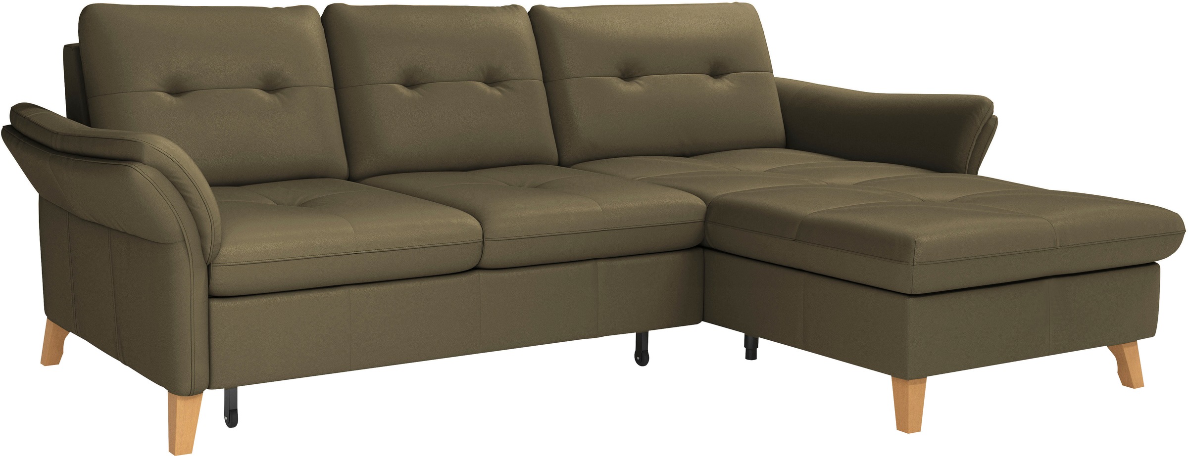sit&more Ecksofa »Göteborg«, Sitztiefenverstellung und Federkern, wahlweise mit Bettfunktion