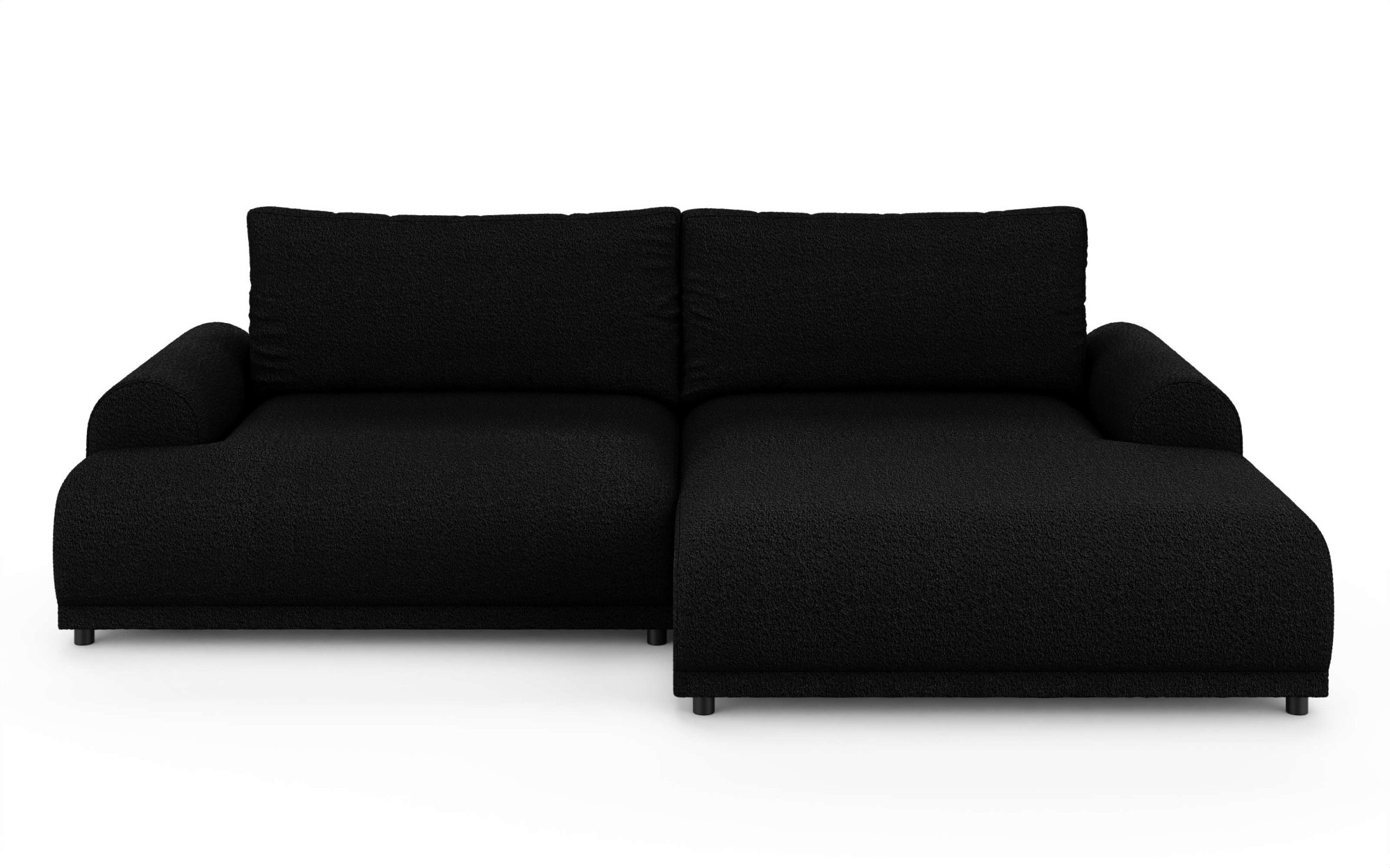 INOSIGN Ecksofa »Marsby, mit Bettfunktion und Bettkasten, Maße: B/H/T 242/65/145 cm«, L-Form mit Wellenunterfederung, Recamiere links oder rechts bestellbar