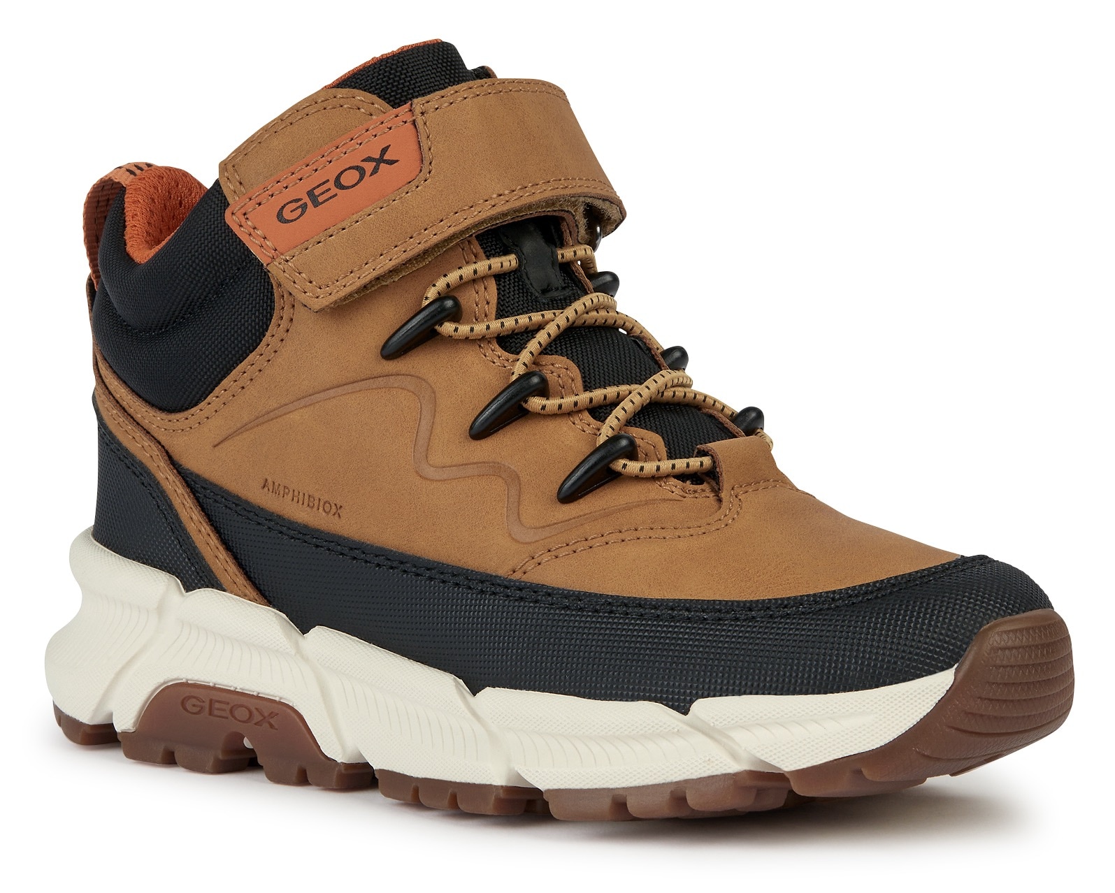 Geox Winterboots "J FLEXYPER PLUS BOY ABX", High Top Sneaker, Schnürboots mit wasserabweisender TEX-Ausstattung