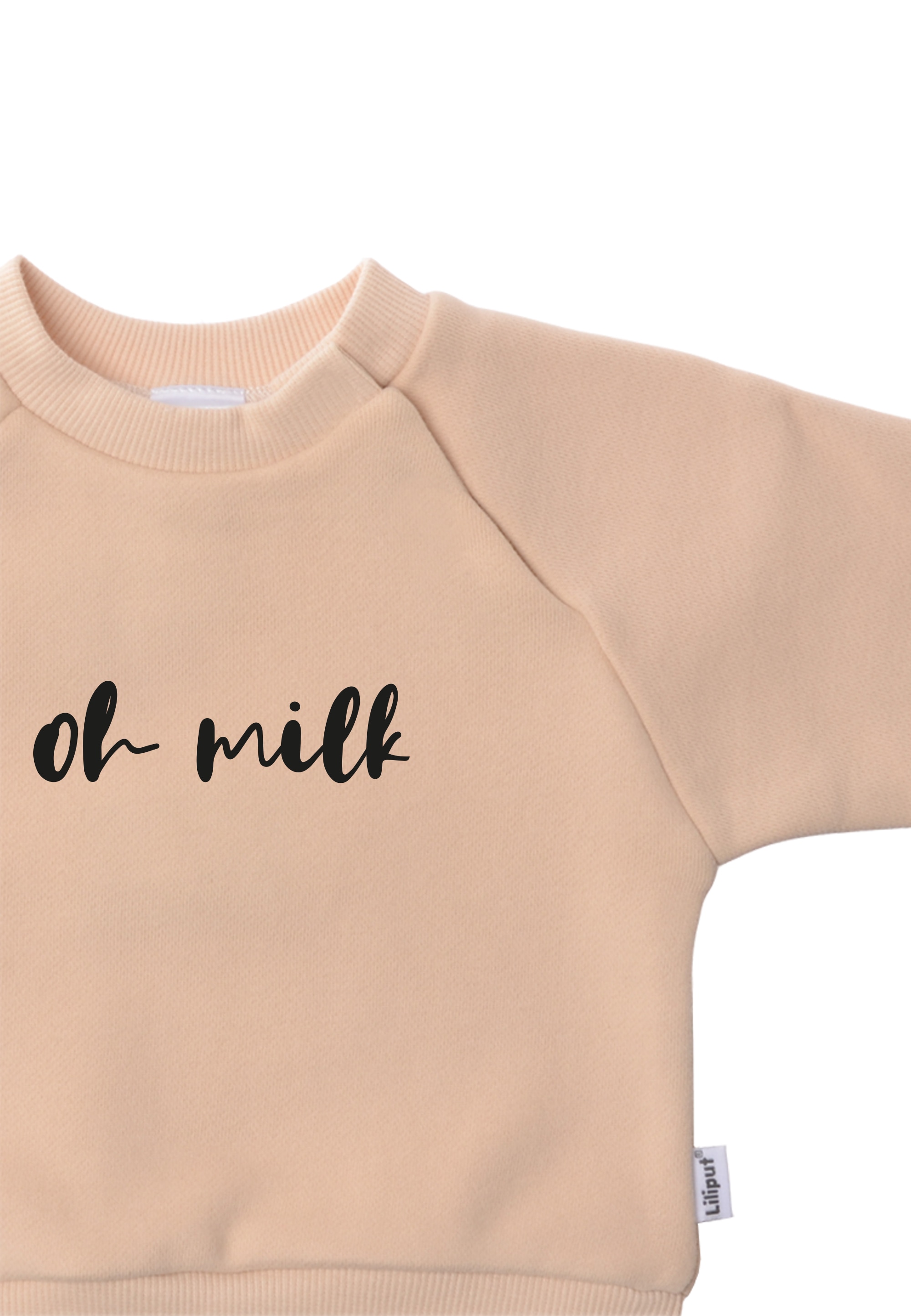 Liliput Sweatshirt »Oh Milk«, mit Rundhalsausschnitt