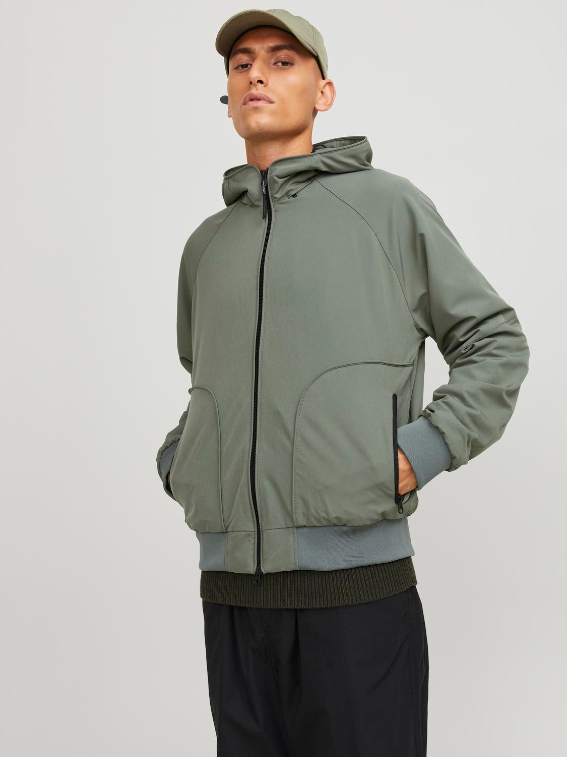 Blouson »JCOTRACK BOMBER JACKET NOOS«, mit Kapuze