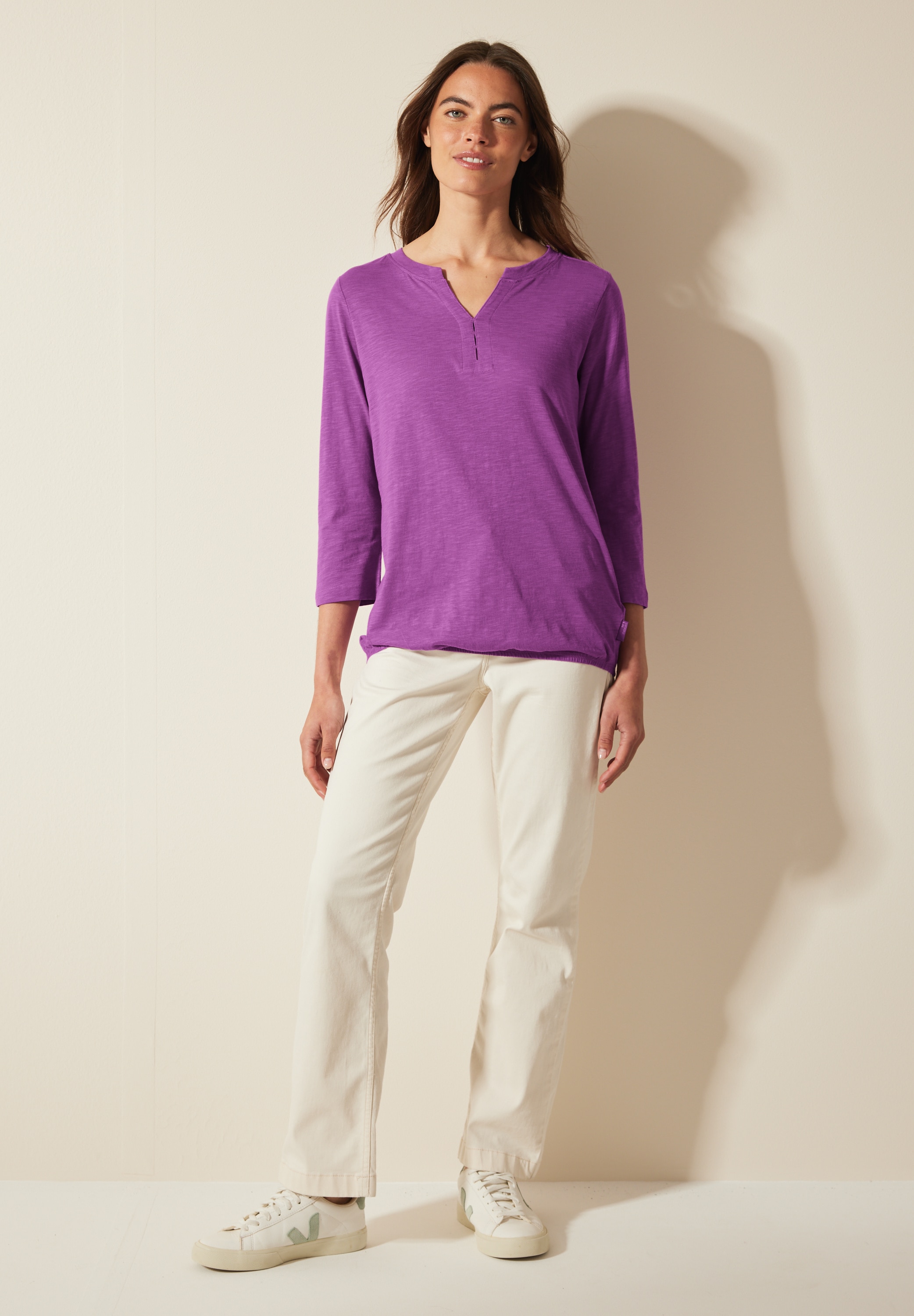 Cecil 3/4-Arm-Shirt, mit 3/4 Ärmeln