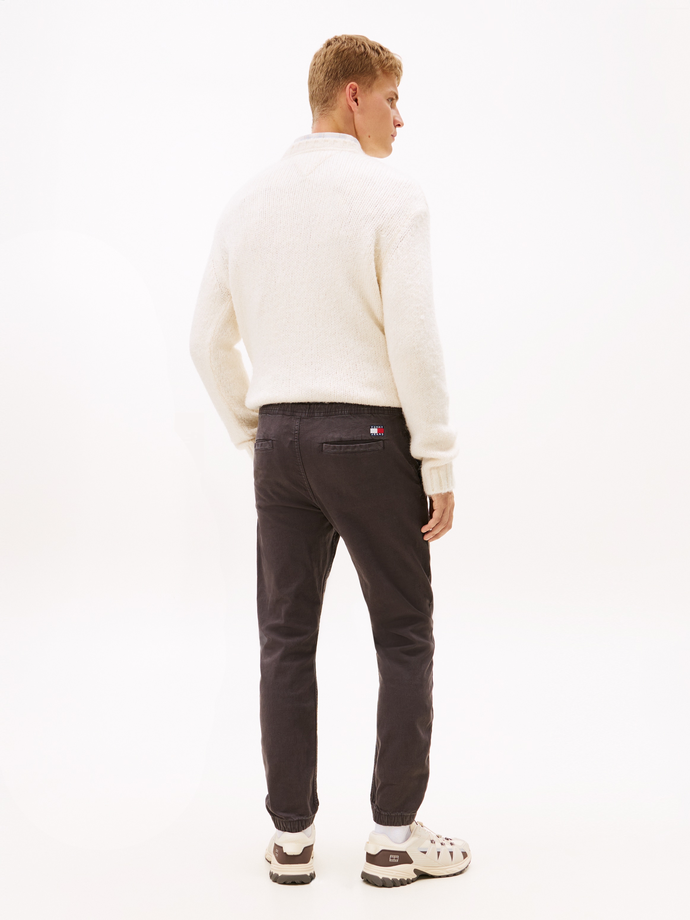 Tommy Jeans Jogger Pants »TJM SCANTON COTTON CANVAS«  mit elastischem Bund