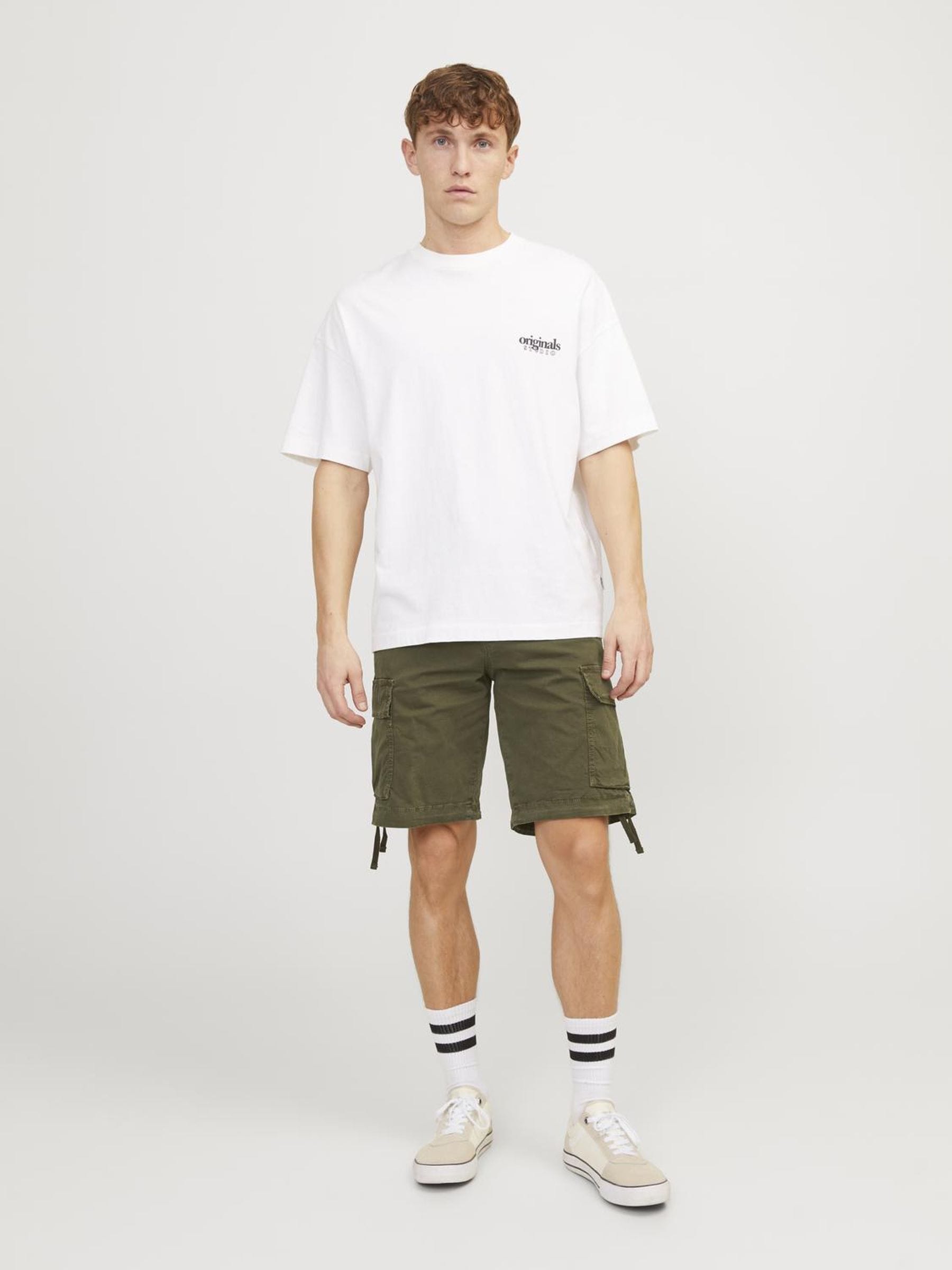 Jack & Jones Cargohose »JPSTCOLE TUCKER CARGO SHORTS LNG SN«