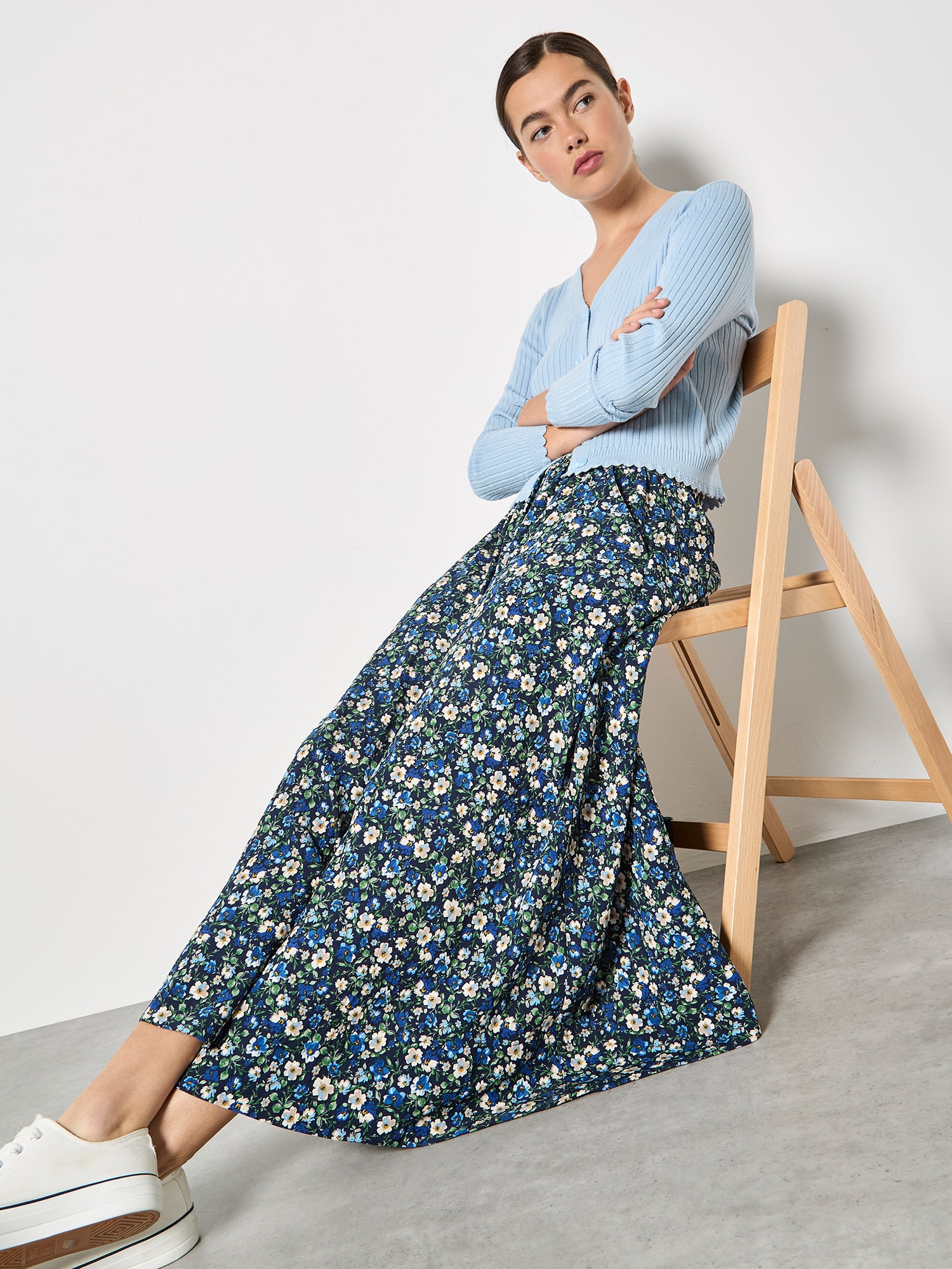 Apricot A-Linien-Rock »A-Linien-Midaxi-Rock« mit Blumenprint