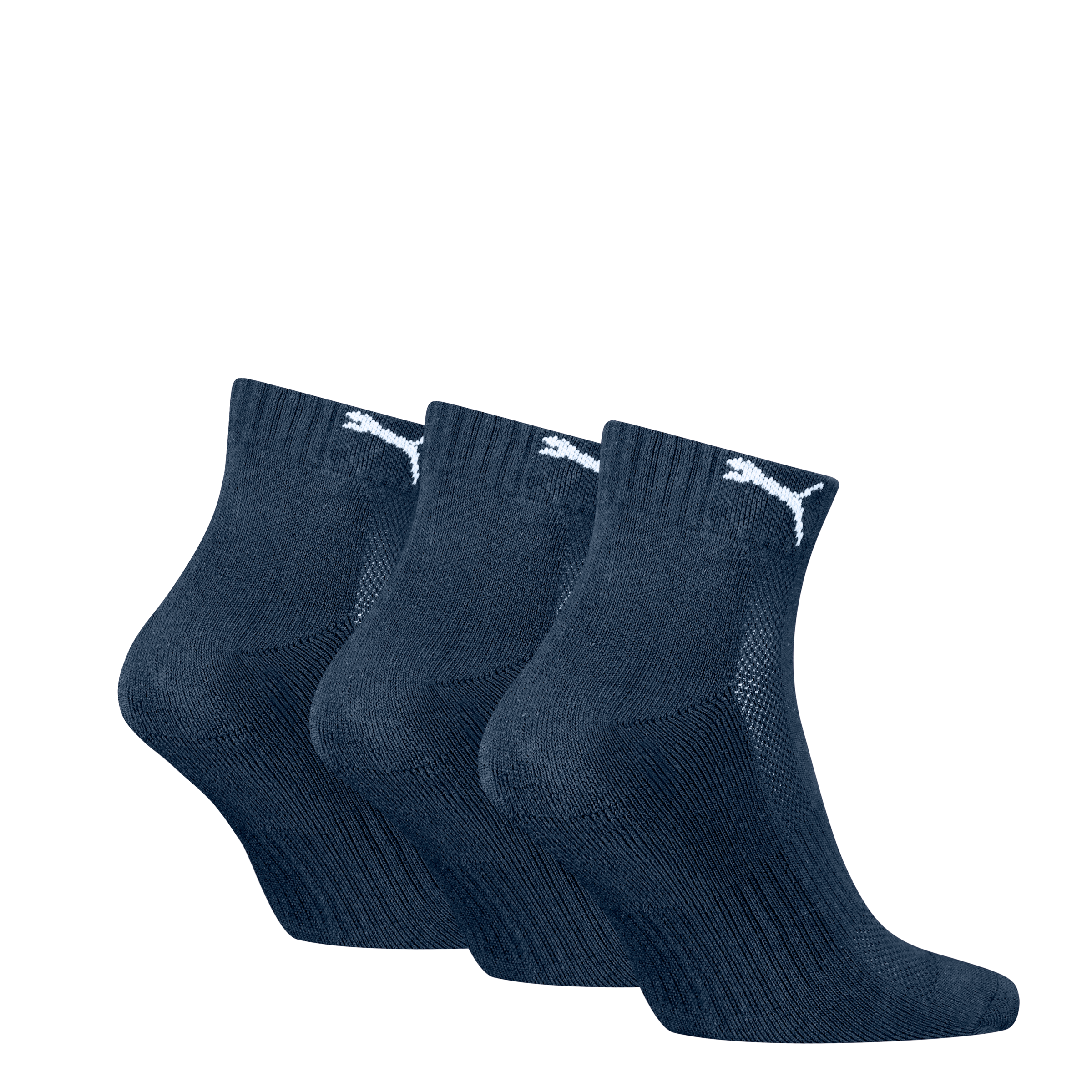 PUMA Kurzsocken "PUMA UNISEX CUSHIONED QUARTER 3P", (3 Paar), Mit Logo-Ripp günstig online kaufen