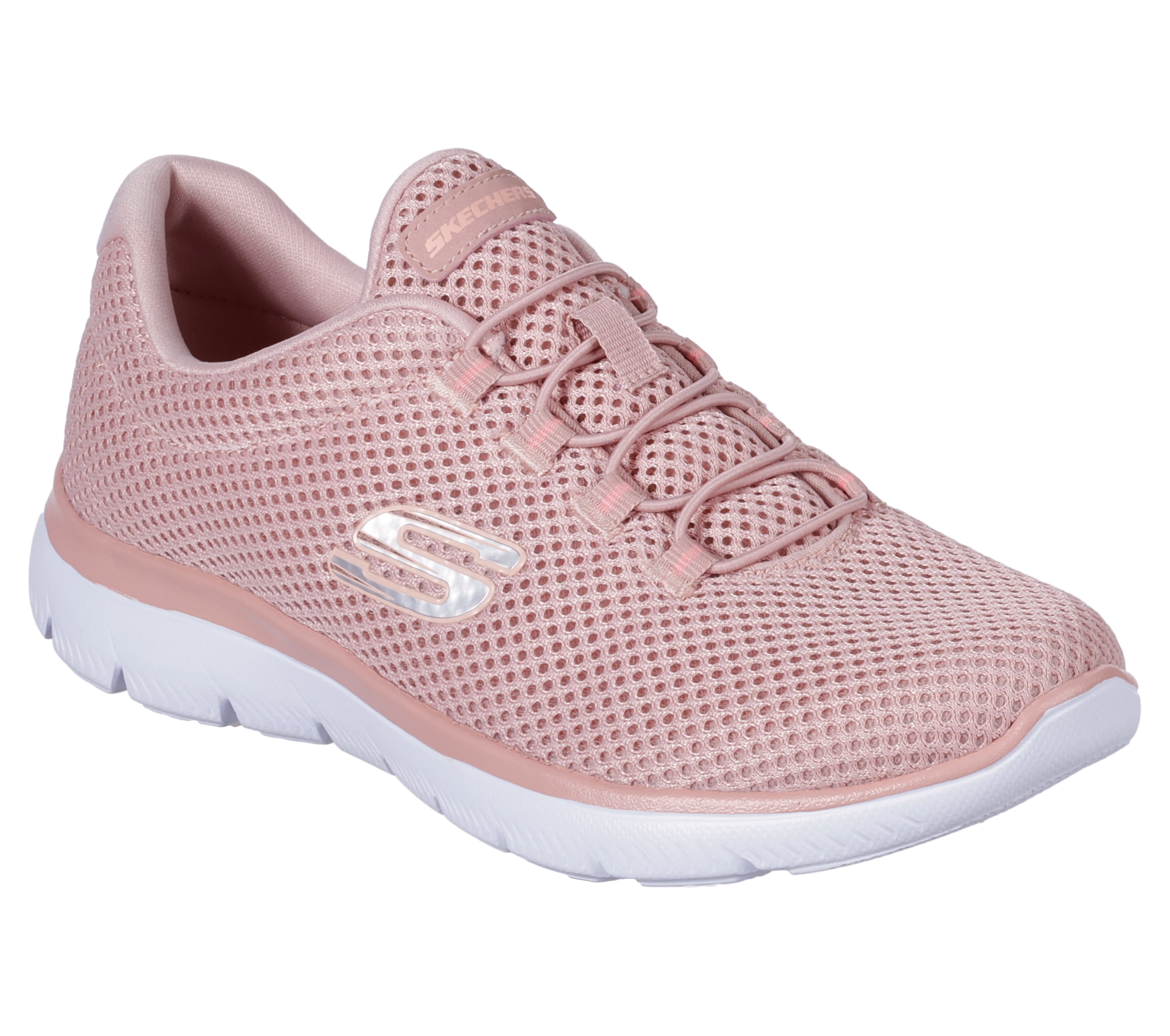 Skechers Slip-On Sneaker "Summits" Slipper, Freizeitschuh, Komfortschuh mit gepolstertem Schaftrand