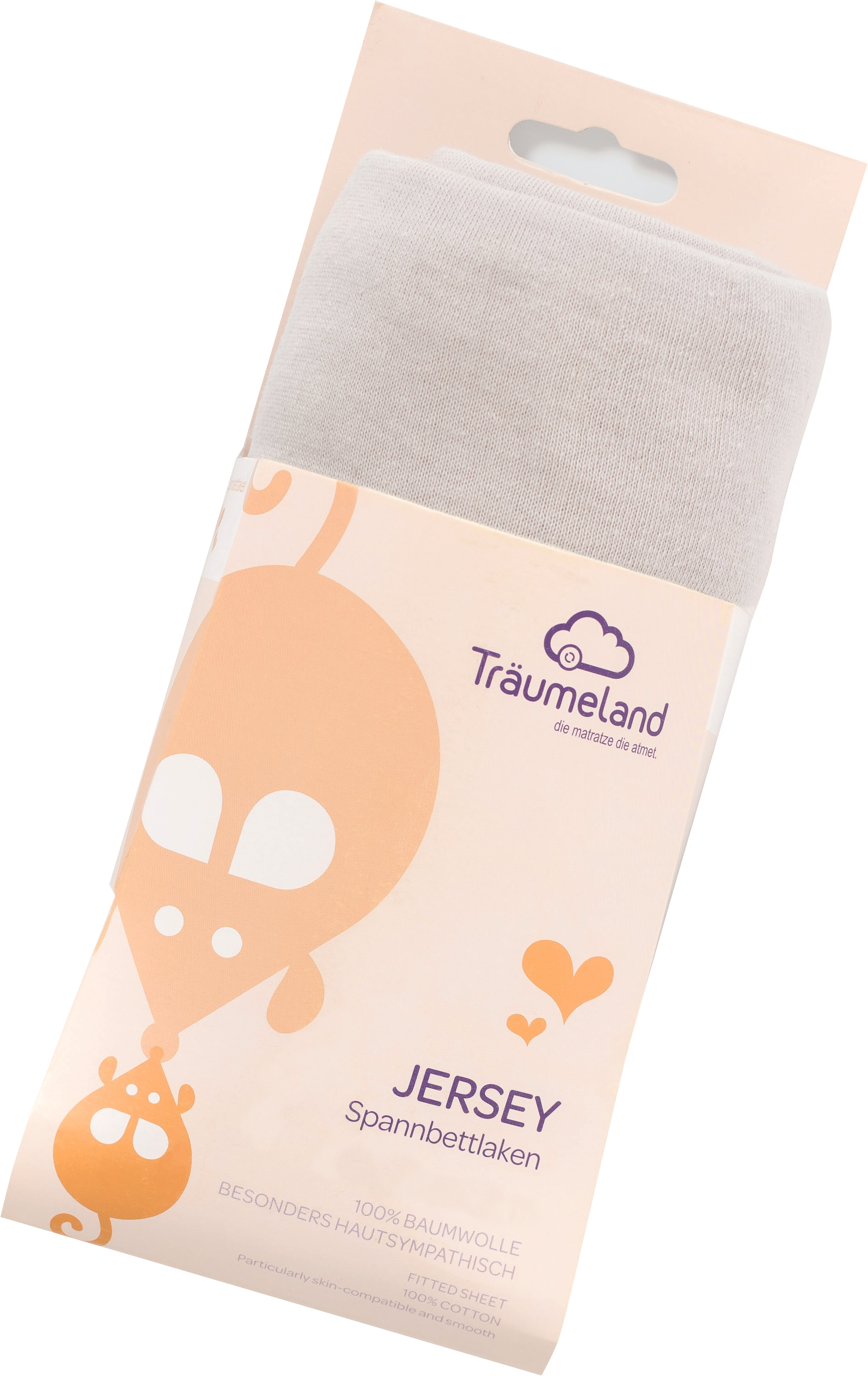 Träumeland Spannbettlaken "Spannbettlaken Bio-Baumwolle" mit Elasthan günstig online kaufen