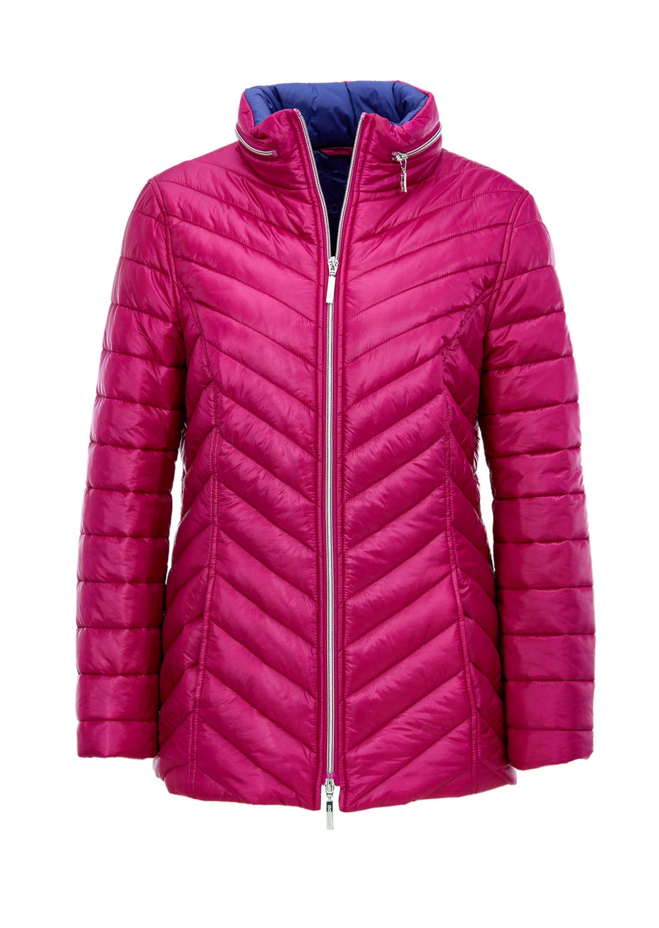GOLDNER Steppjacke "Kurzgröße Leichte Steppjacke in knitterarmer Ware" Leichte Wattierung mit Diagonalstepp