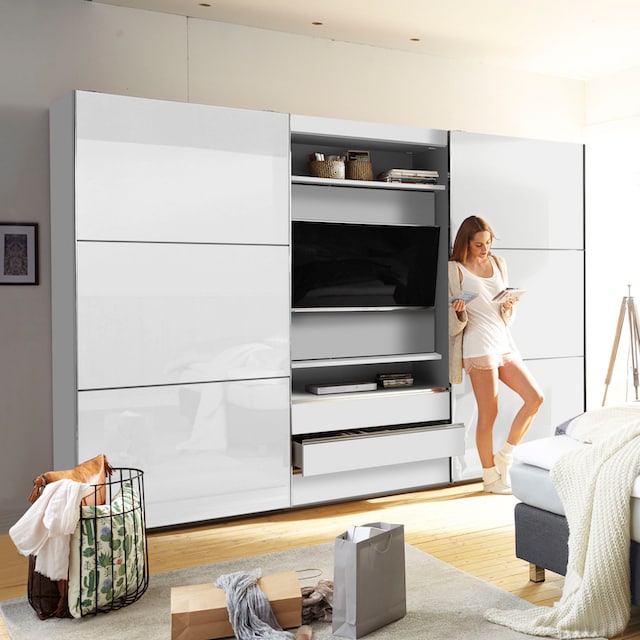 Fresh To Go Schwebetürenschrank »Magic«, mit drehbaren TV-Element | BAUR