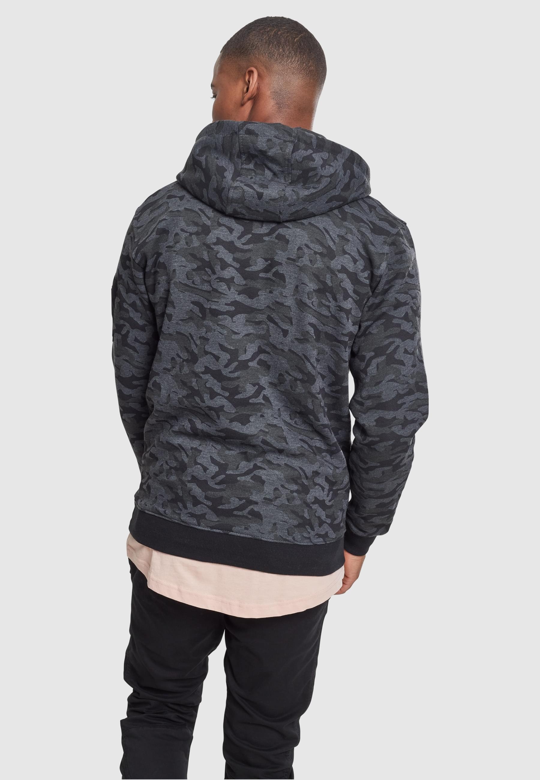 URBAN CLASSICS Sweatshirt »Urban Classics Herren Sweat Camo Bomber Hoody«, (1 tlg.)