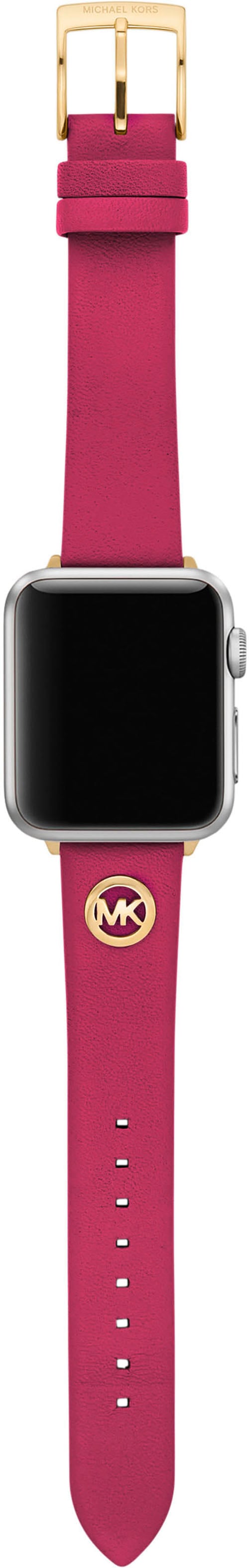 MICHAEL KORS Smartwatch-Armband »Bands for APPLE WATCH, MKS8061E«, Wechselband, Ersatzband, passend für die Apple Watch, Leder