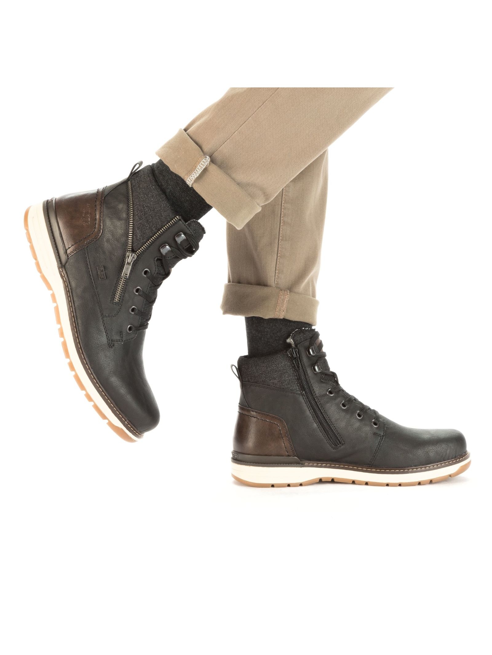 Rieker Schnürstiefelette »Rieker Stiefelette Lederimitat«