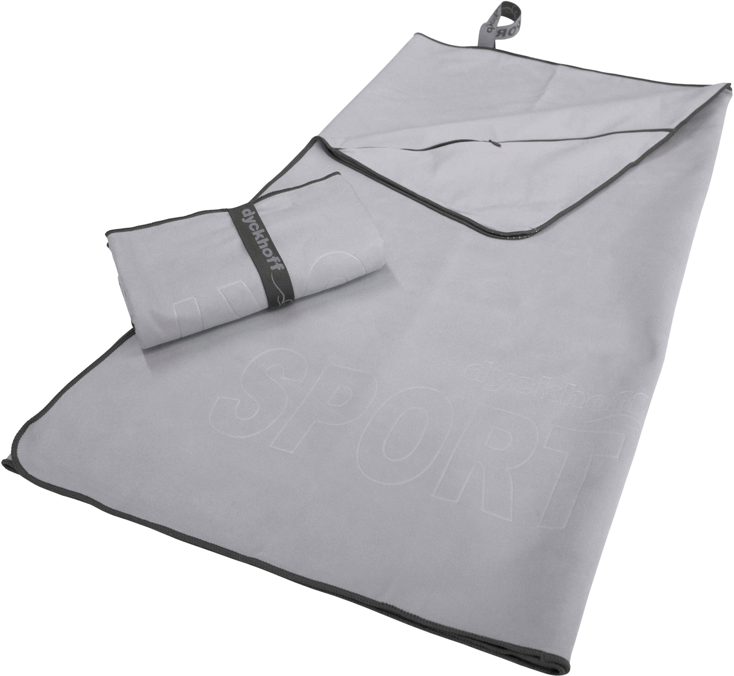 Dyckhoff Sporthandtuch "Mikrofaser Sporttuch" auch als 2er Set erhätlich günstig online kaufen