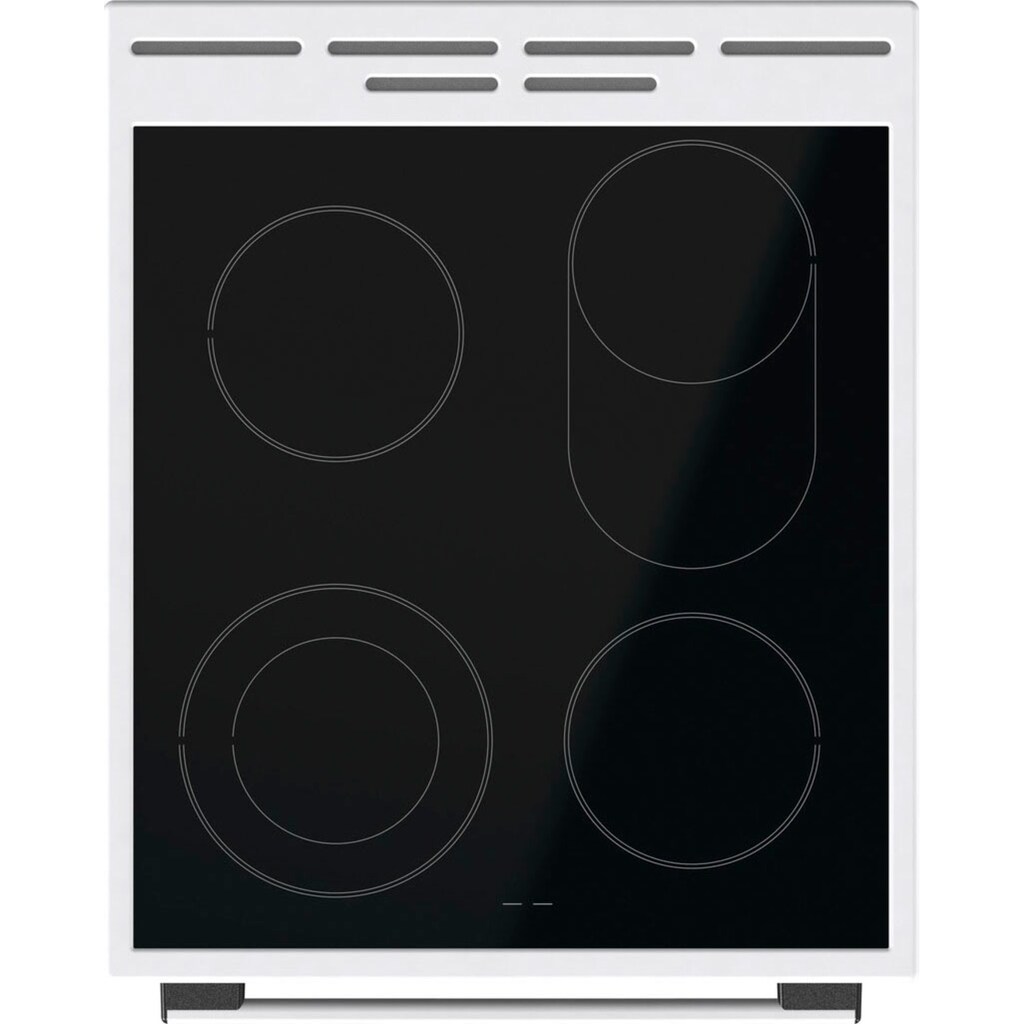 GORENJE Elektro-Standherd »GECS5C«, GECS5C60WPA, mit 2-fach-Teleskopauszug, Aqua Clean