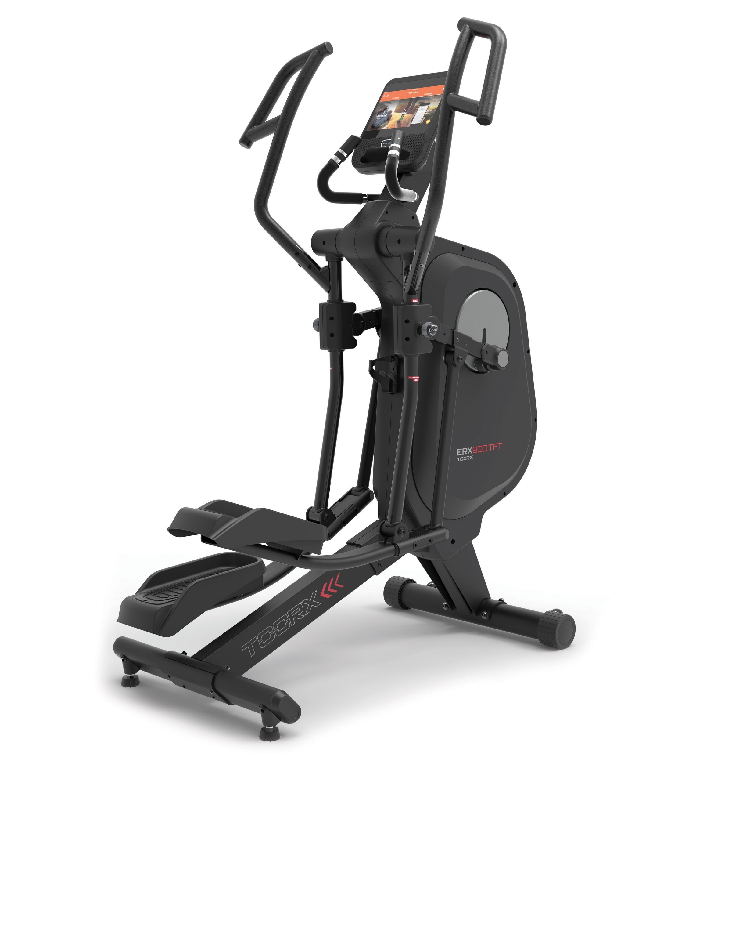 TOORX Ellipsentrainer-Ergometer, ohne Unterlegmatteschwarz, Crosstrainer