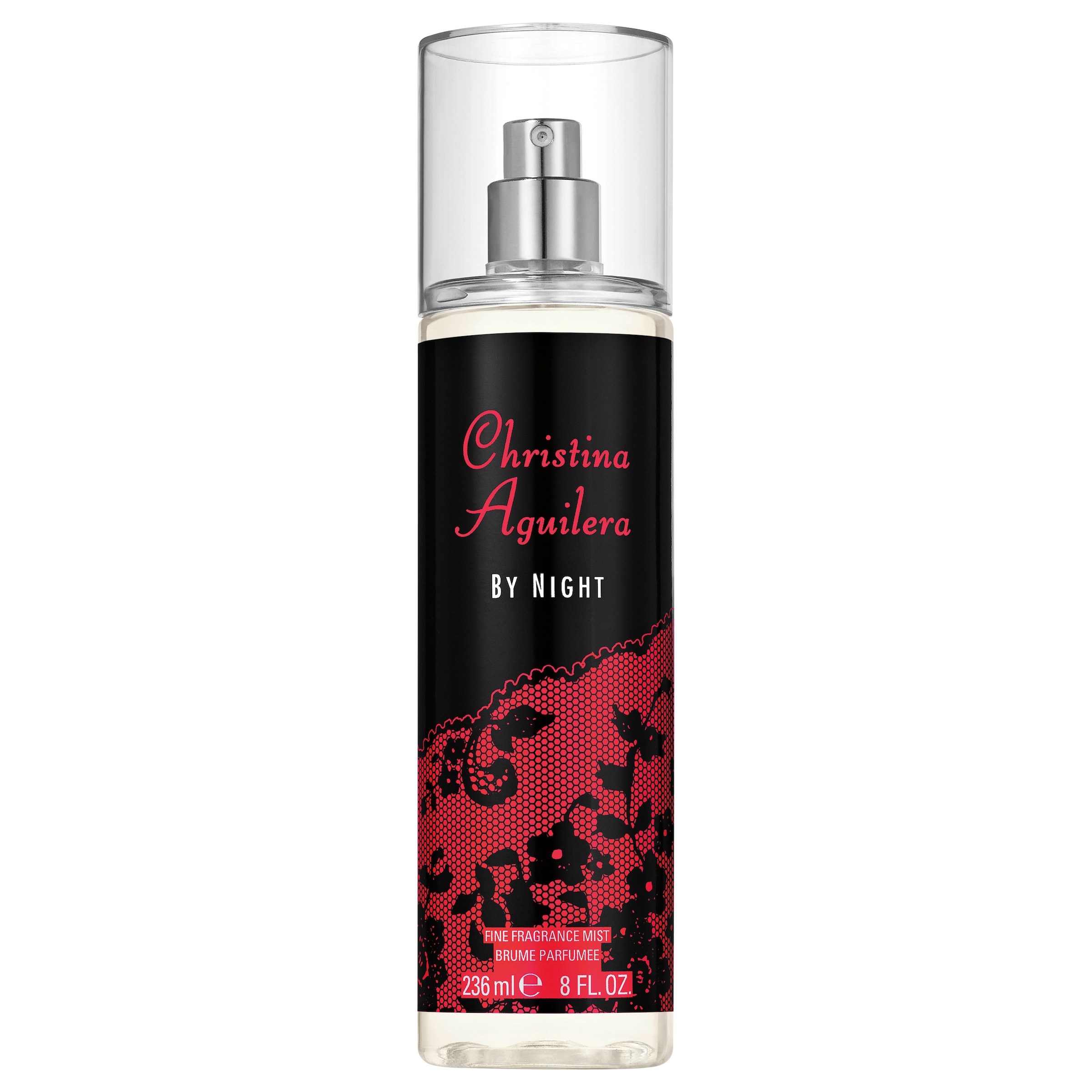 Damen Körperspray "BY NIGHT FINE FRAGRANCE MIST", schwarz, CHRISTINA AGUILERA, Parfüms, mit moderner Duftausrichtung