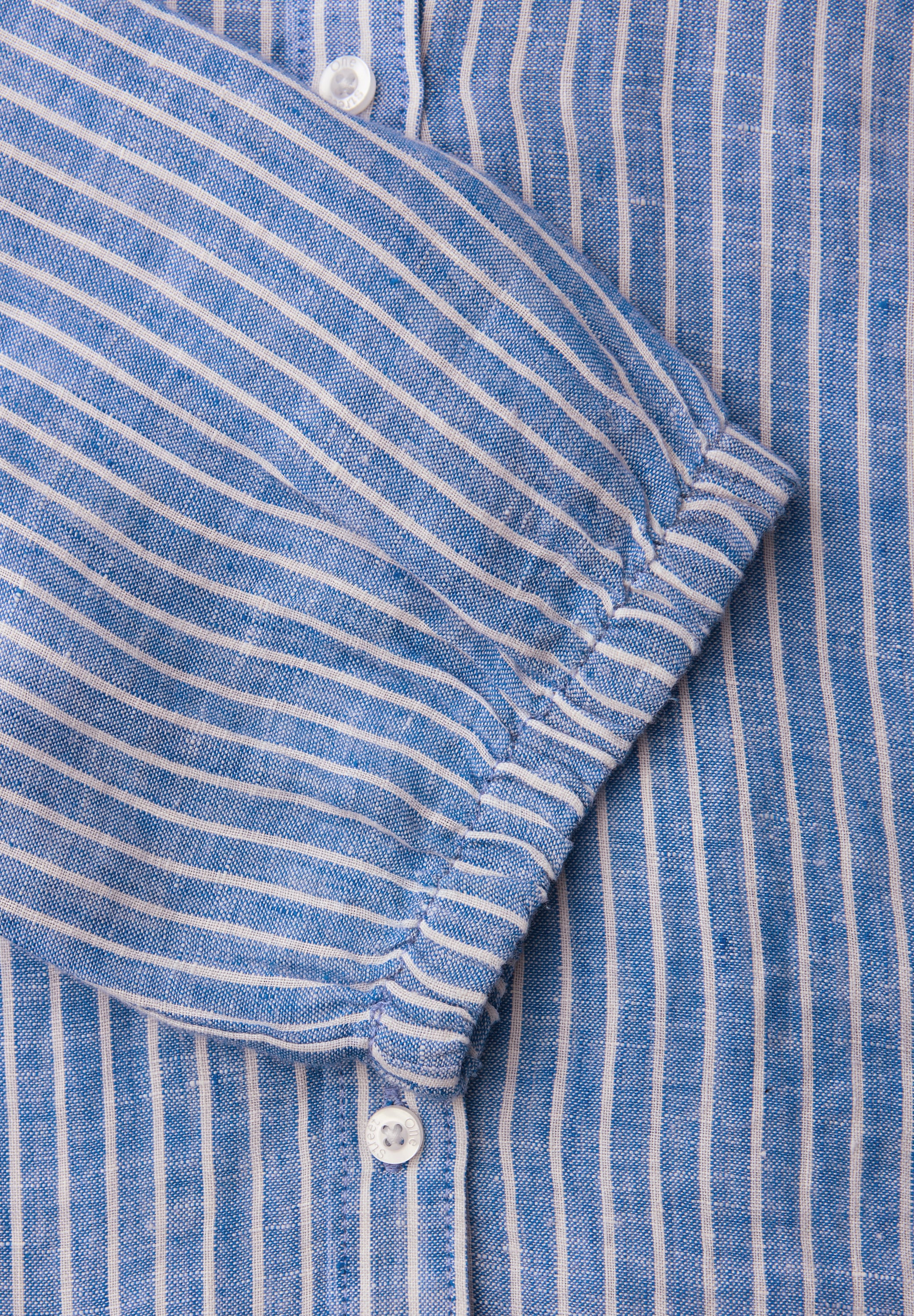 STREET ONE Hemdbluse mit Streifen Muster