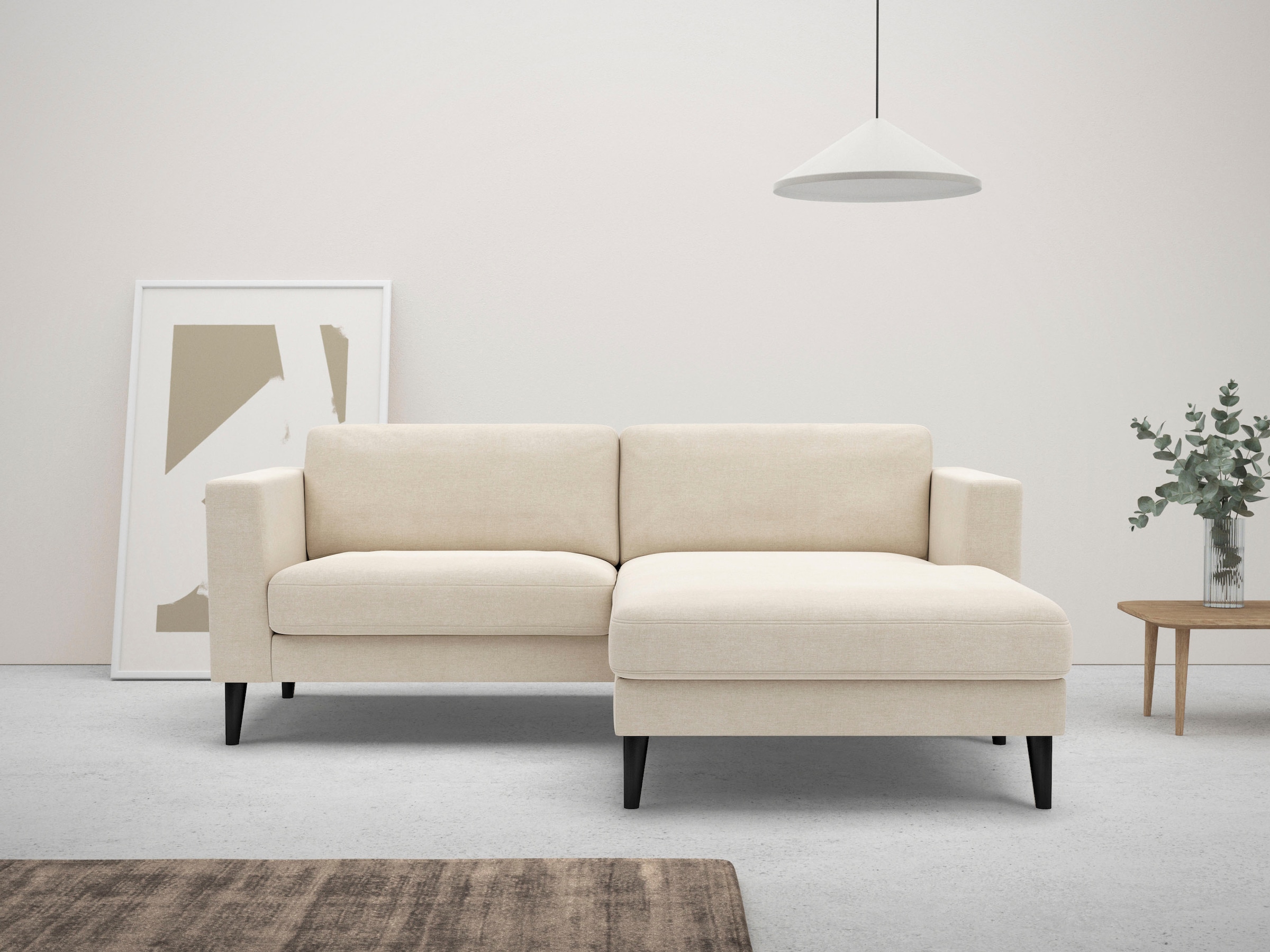 Home affaire Ecksofa "Amancey, L-Form, Cord oder weicher wasserabweisender günstig online kaufen