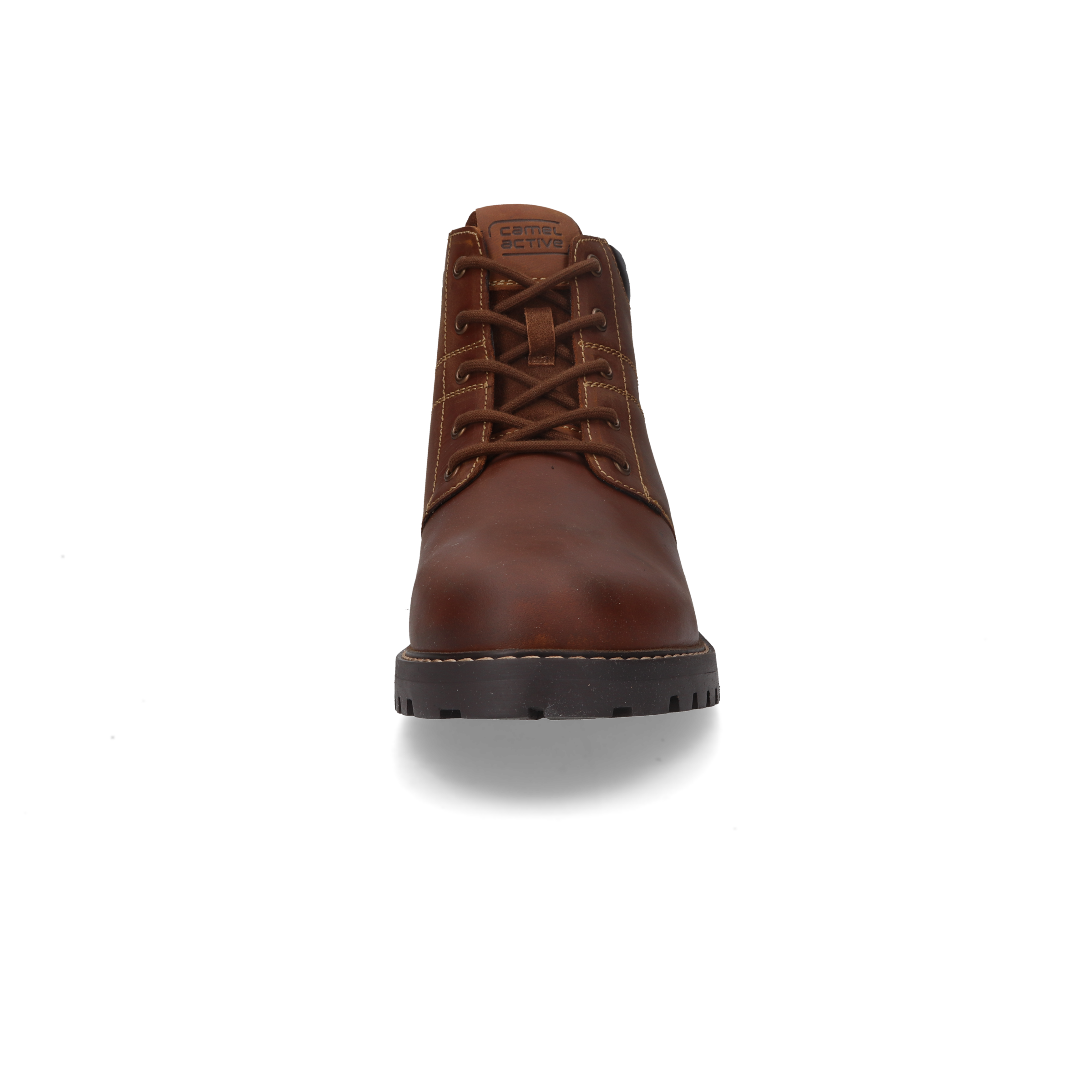 camel active Winterboots, Schnürstiefel mit Profilsohle und Warmfutter