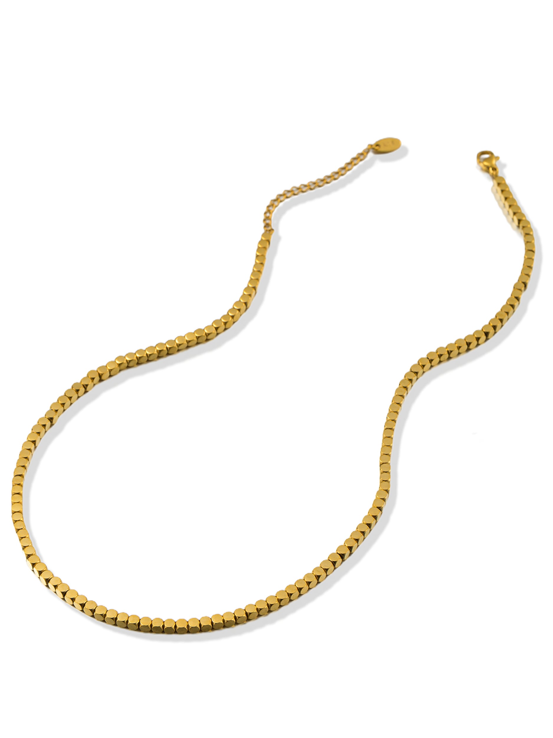 Aniston JEWELRY & WATCHES Kette ohne Anhänger »Schmuck Geschenk Edelstahl Halsschmuck Halskette Würfel« Made in Germany