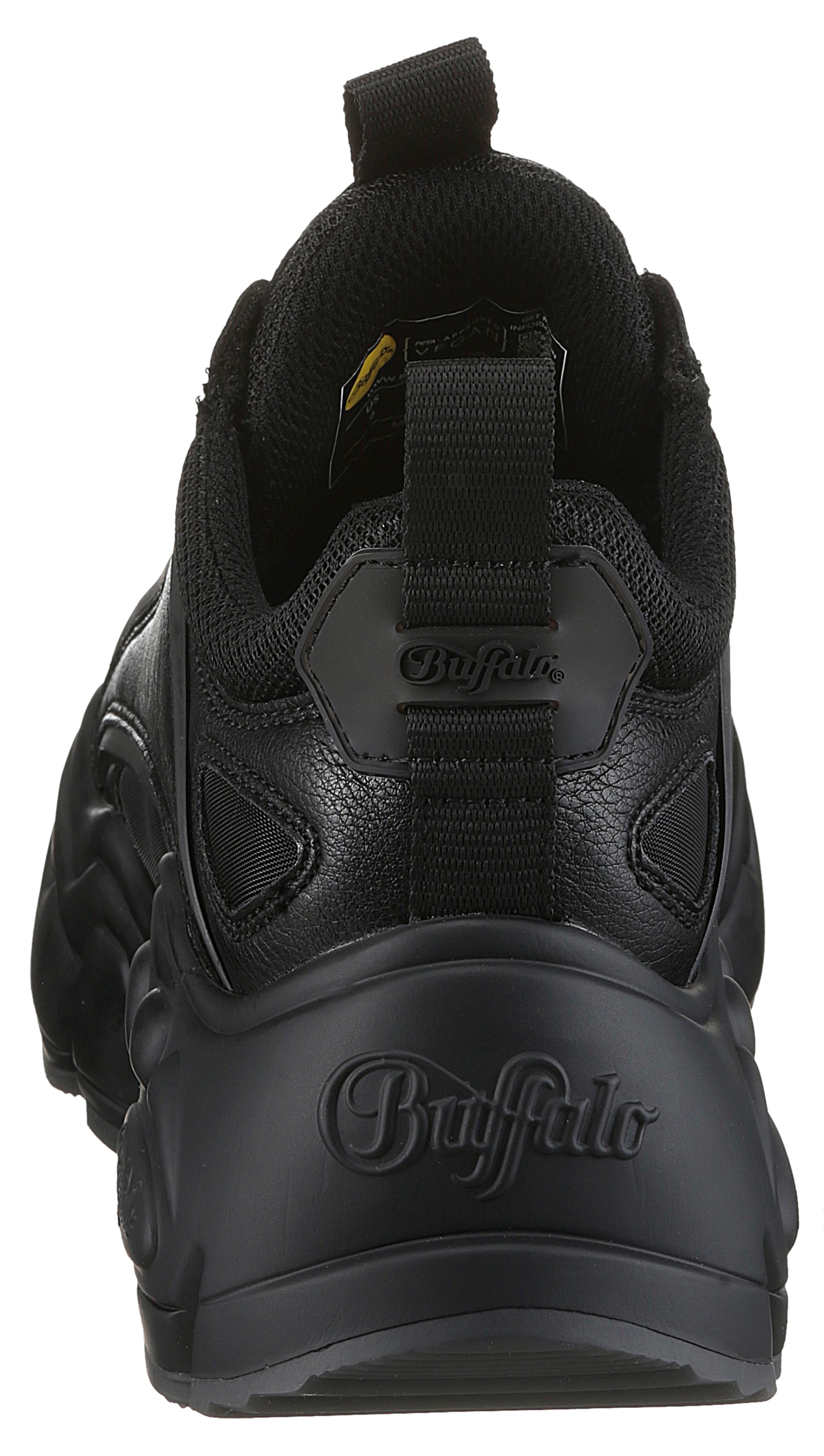 Buffalo Sneaker »BINARY«, in monochromer Optik, Freizeitschuh, Halbschuh, Schnürschuh