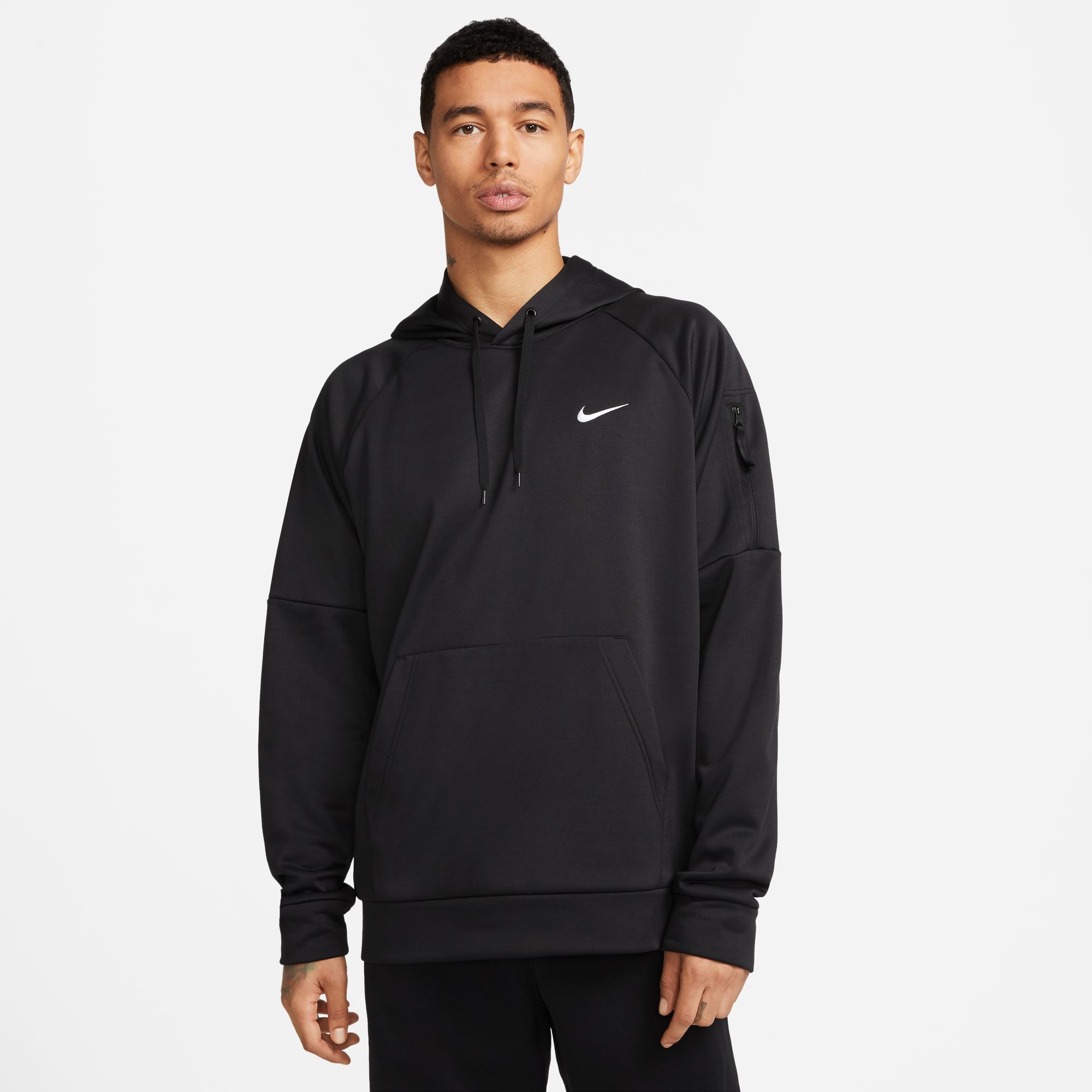 Black nike pullover jacket online