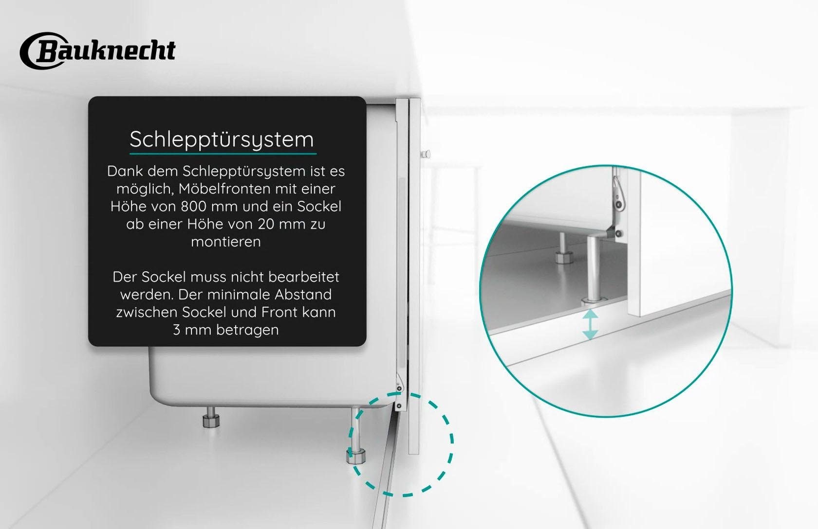 BAUKNECHT vollintegrierbarer Geschirrspüler »BCIC 3C26 ES«, 14 Maßgedecke