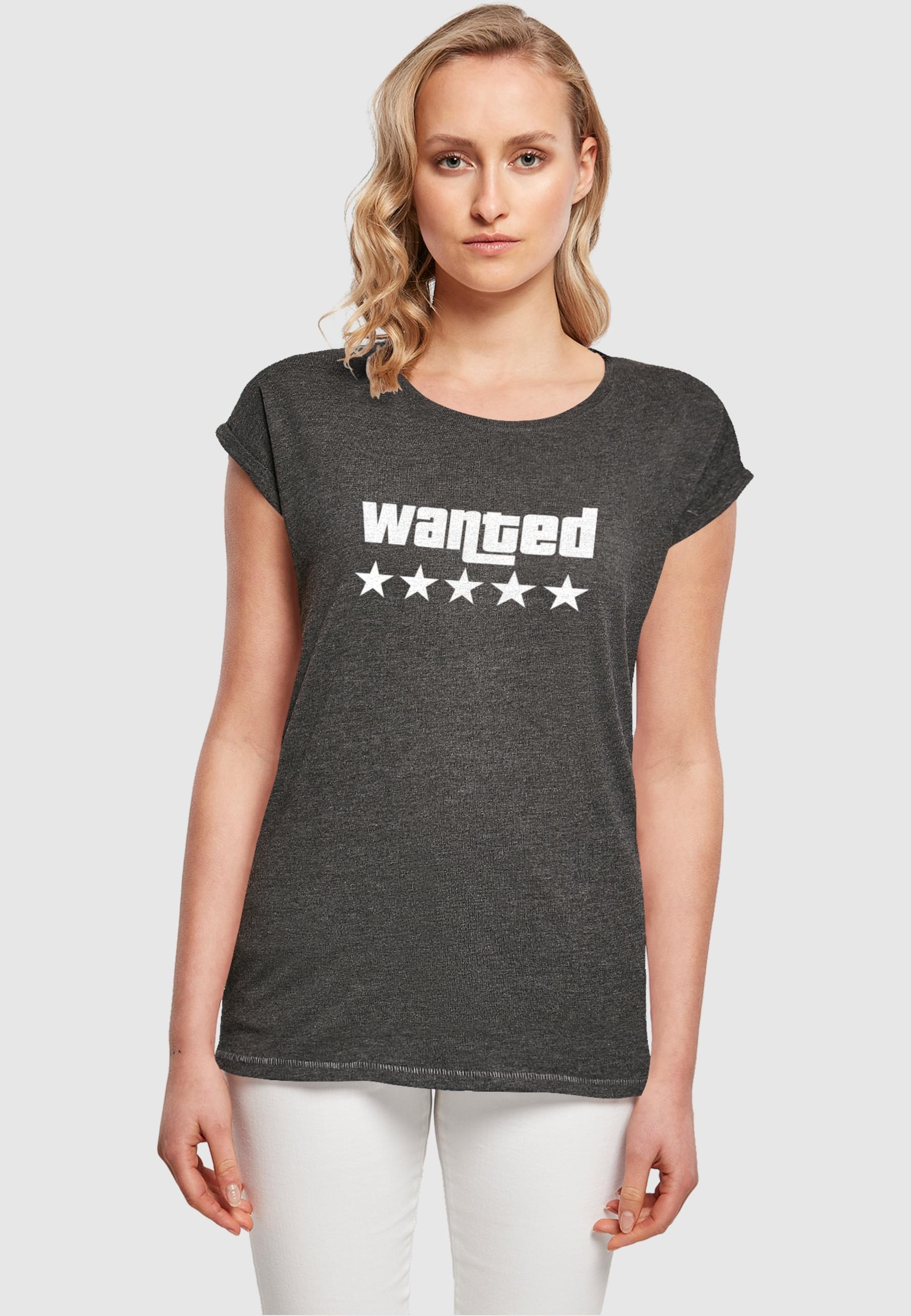 (1 Extended T-Shirt Tee«, Merchcode Wanted tlg.) Laides Shoulder BAUR »Damen | kaufen online