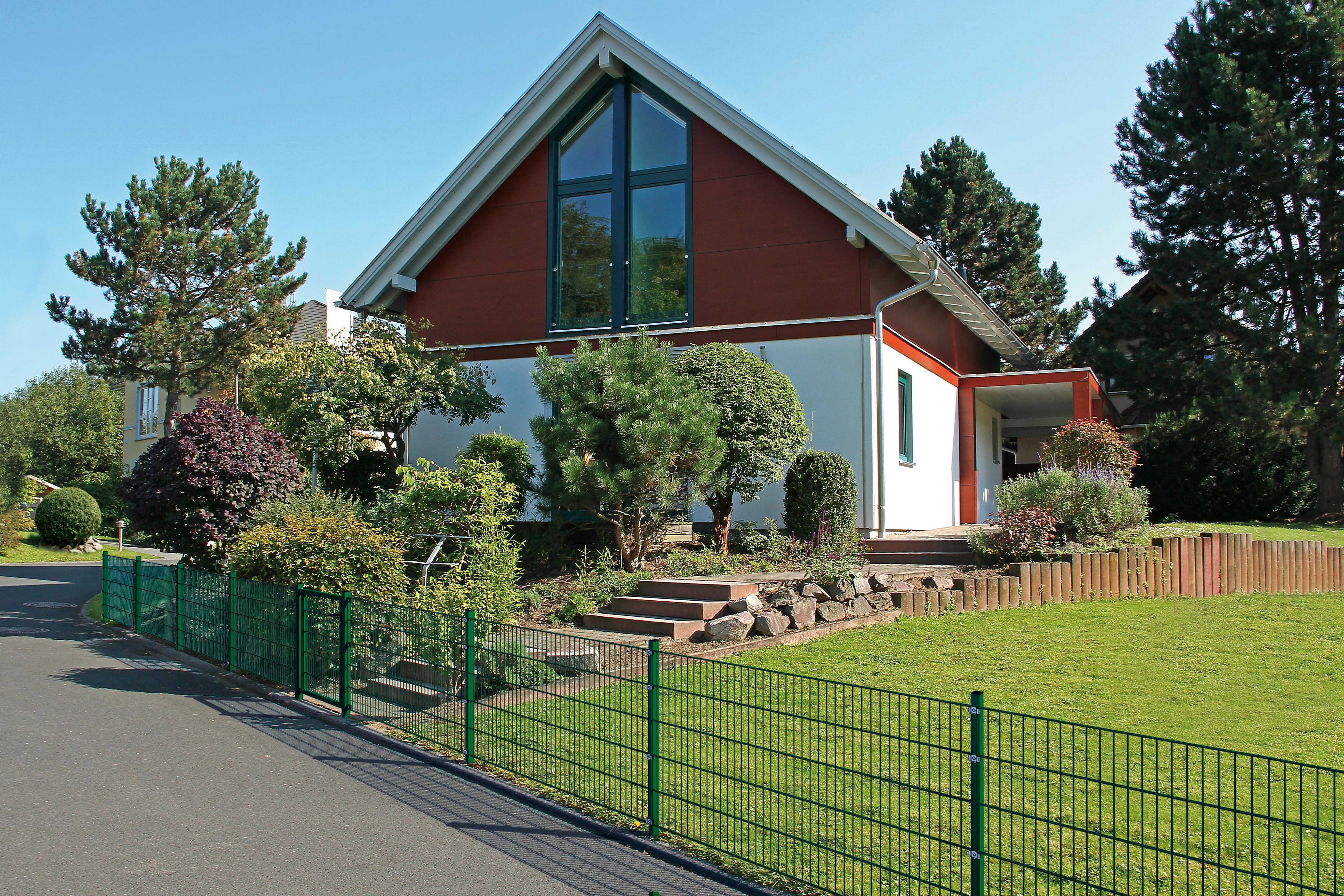 Thumbnail - Alberts Zaunpfosten "60x40 mm für Doppelstabmattenzaun" 127,5 cm, zur Befestigung mit Einschlag-Bodenhülse oder Pfostent...