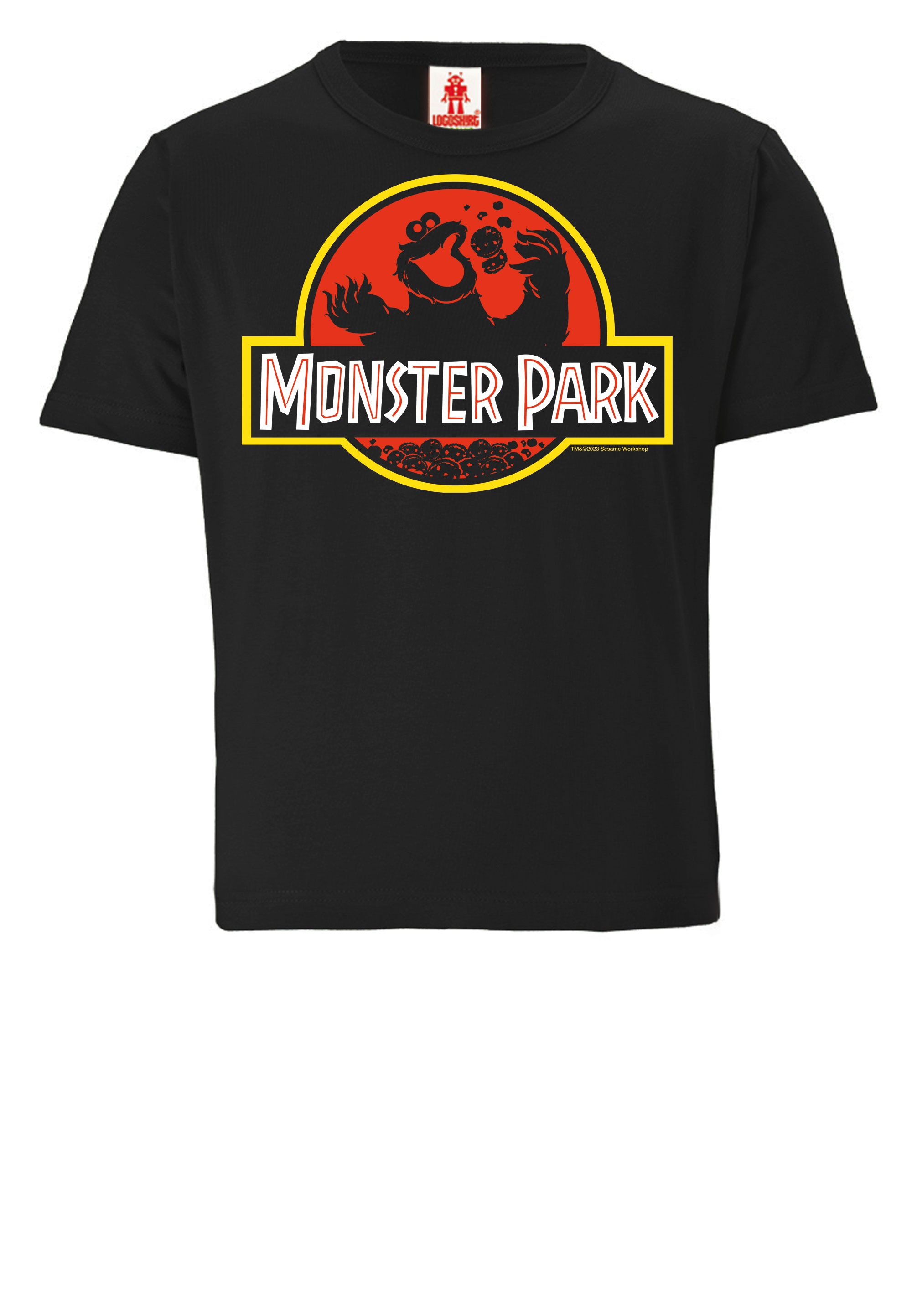 LOGOSHIRT T-Shirt »Sesamstrasse Krümelmonster Monster Park«, mit coolem Print