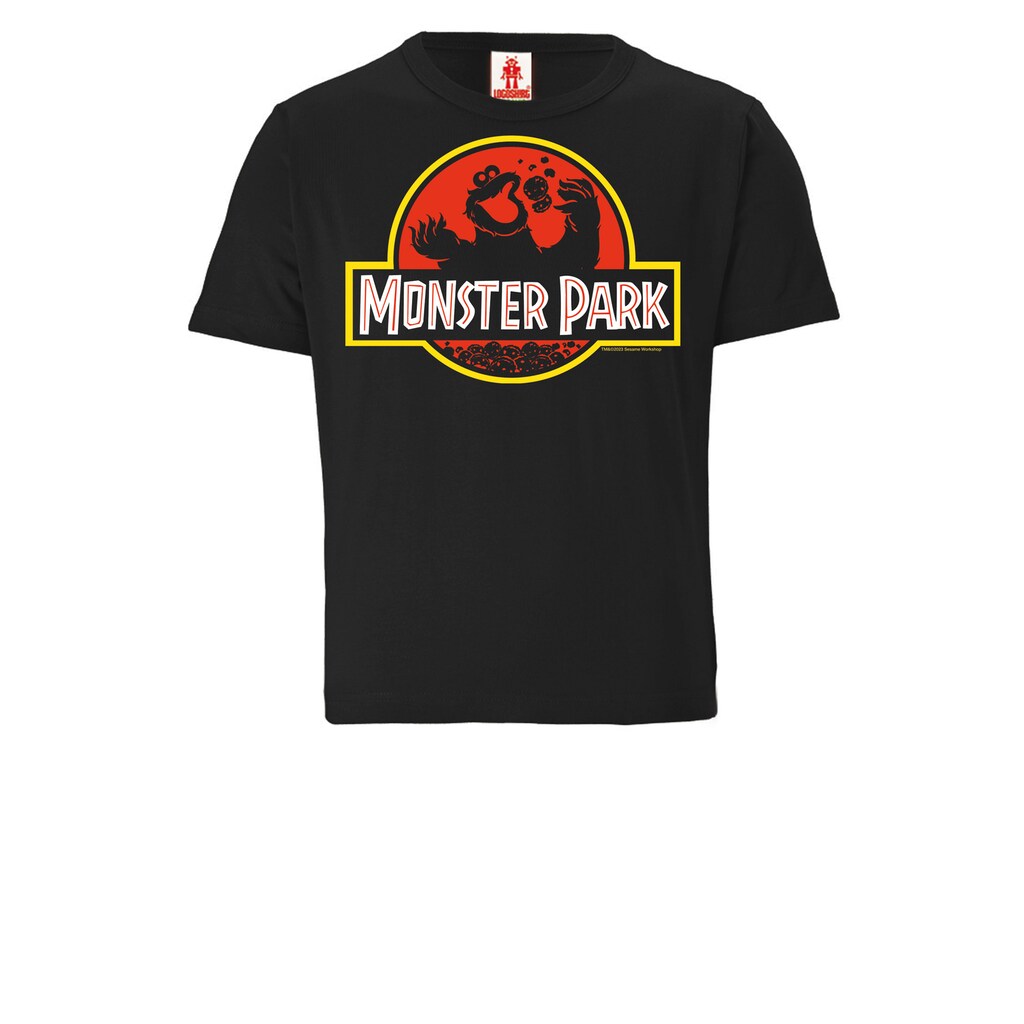 LOGOSHIRT T-Shirt »Sesamstrasse Krümelmonster Monster Park«