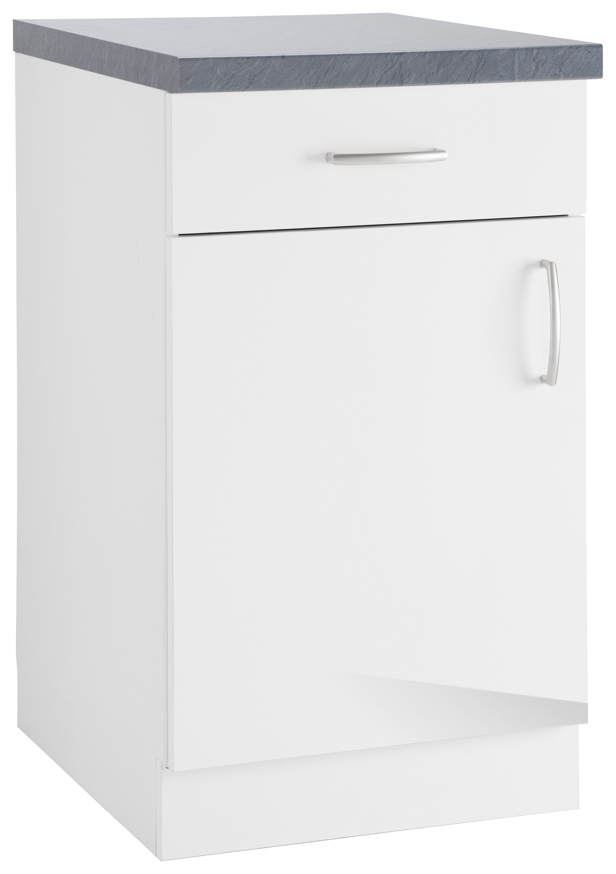 Arbeitsplatte WIHO KÜCHEN, B:240cm H:3,8cm T:60cm, grau, Küche, Tischplatten, "Flexi", 38 mm stark, von drei Seiten ummantelt