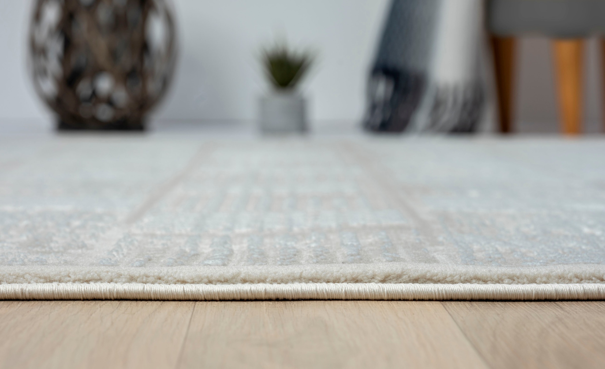 Myflair Möbel & Accessoires Teppich »My House Lagerräumung«, rechteckig, 10 mm Höhe, Kurzflor, Retro-Style, besonders weich durch Microfaser, mit Fransen
