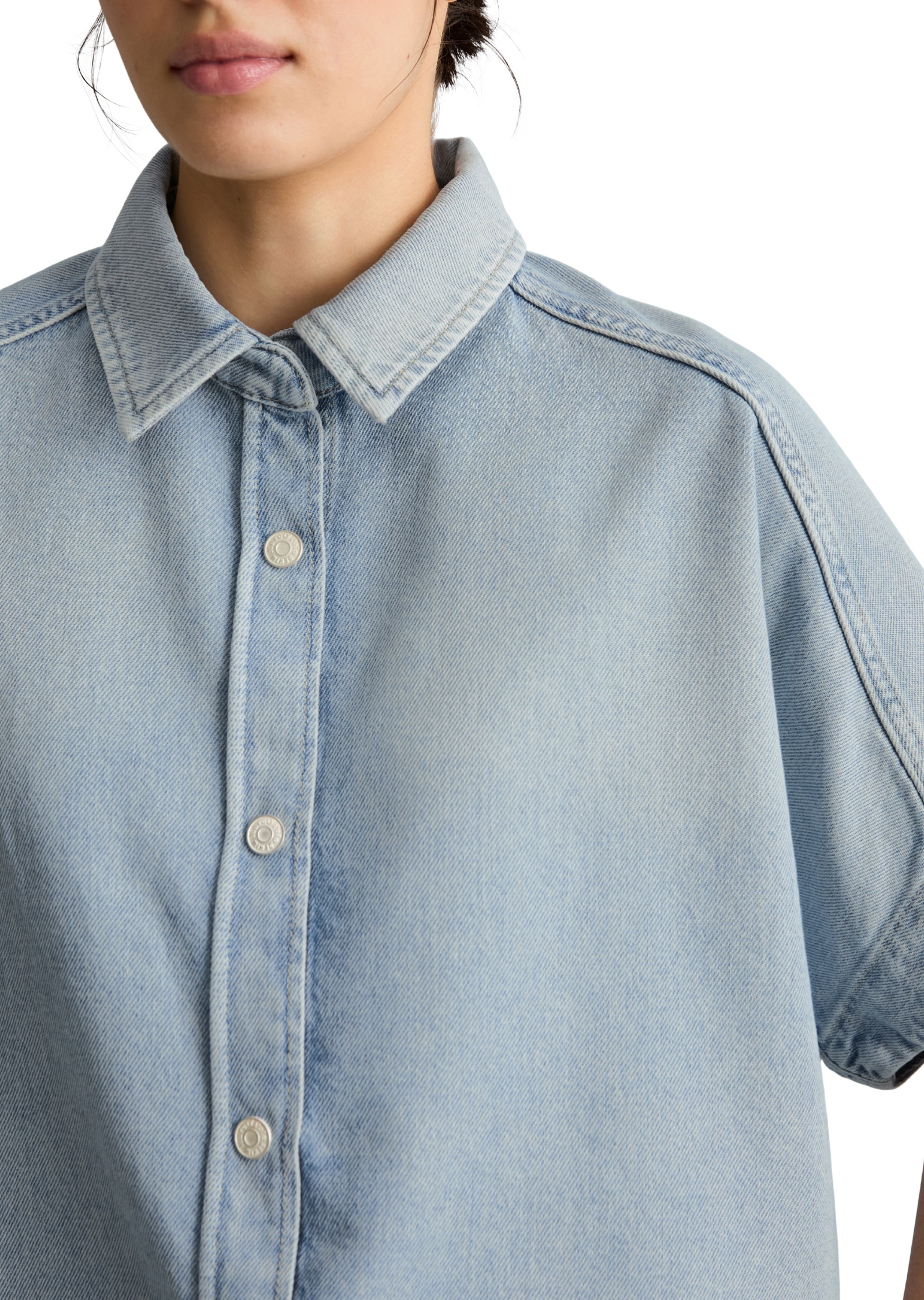 Marc O'Polo DENIM Jeansbluse »aus reiner Baumwolle«