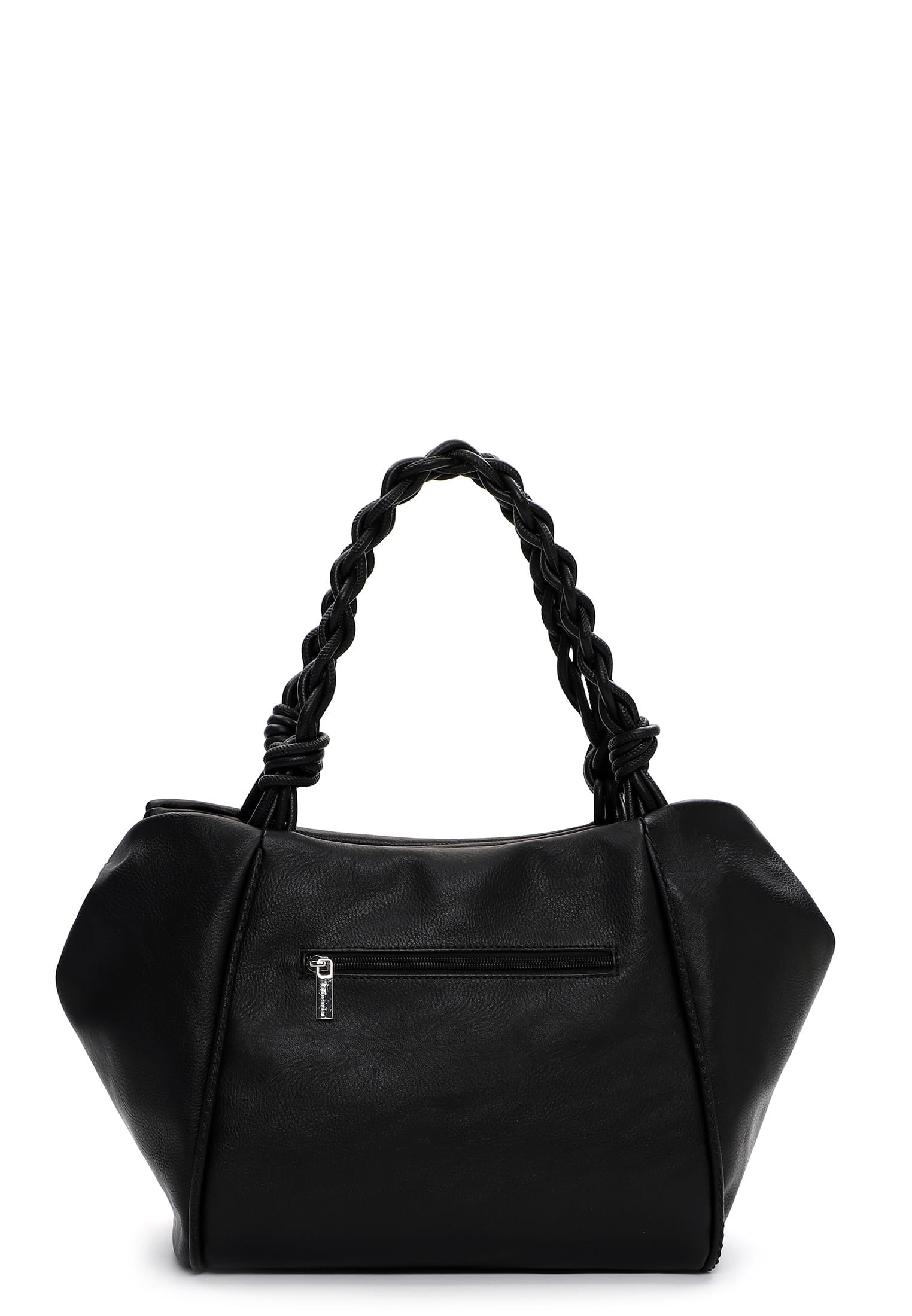Shopper TAMARIS "Shopper TAS Keona", Damen, Gr. B/H/T: 50cm x 28cm x 17cm 0, schwarz (schwarz 100), Polyurethan, Taschen Shopper 2