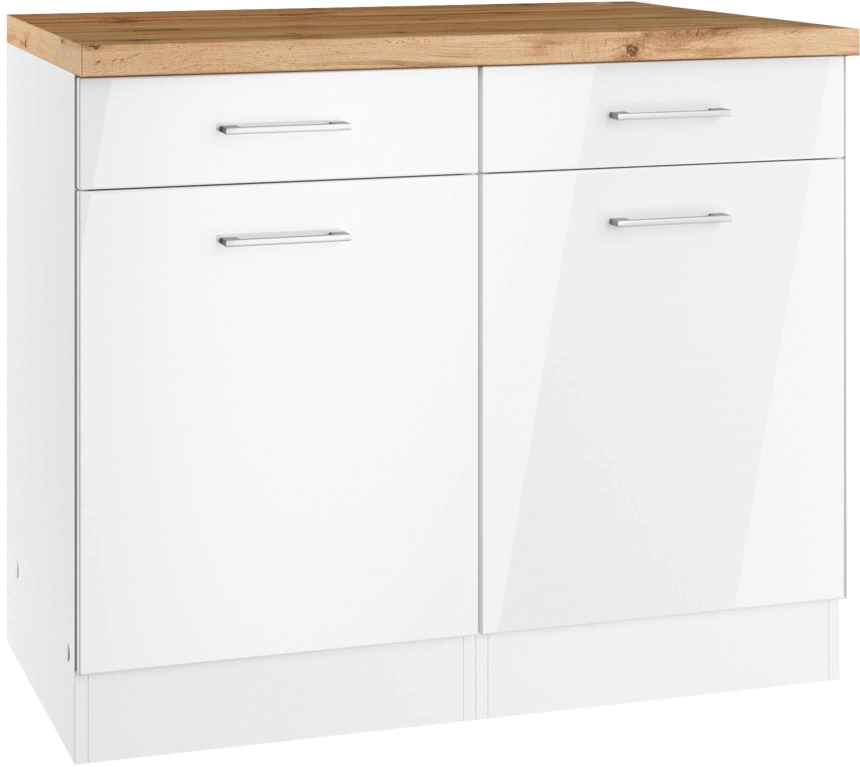 KOCHSTATION Unterschrank "KS-Milan" Unterschrank 100 cm, matte oder hochglä günstig online kaufen