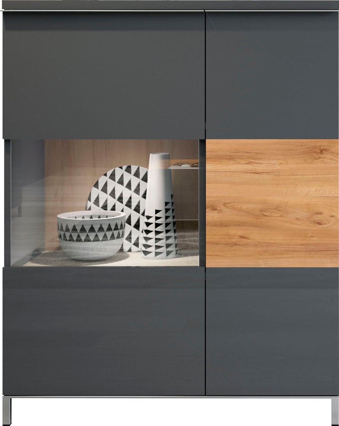 Places of Style Vitrine »Onyx«, mit BAUR | Soft-Close-Funktion